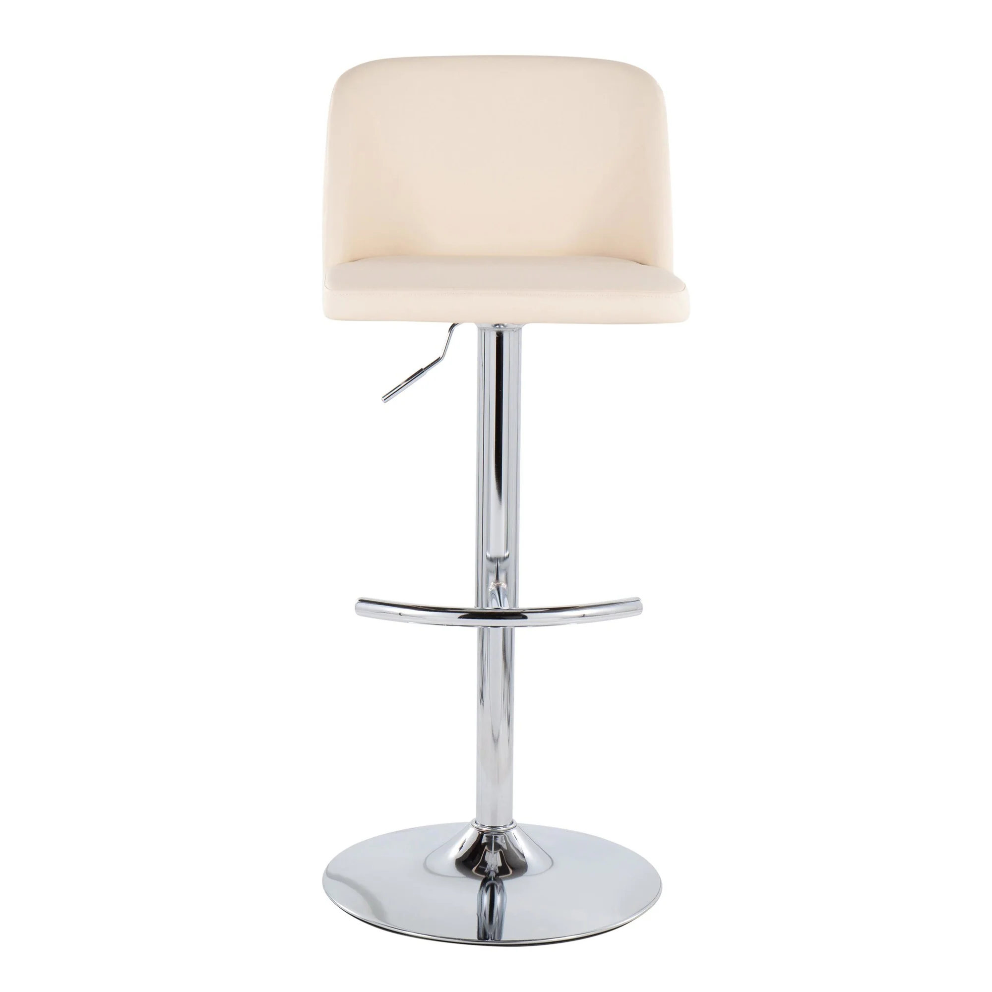 Toriano Adjustable Bar Stool - Set of 2 Black By LumiSource - BS-TORIANOPU-RT2 CHRMBK2 - Image 11