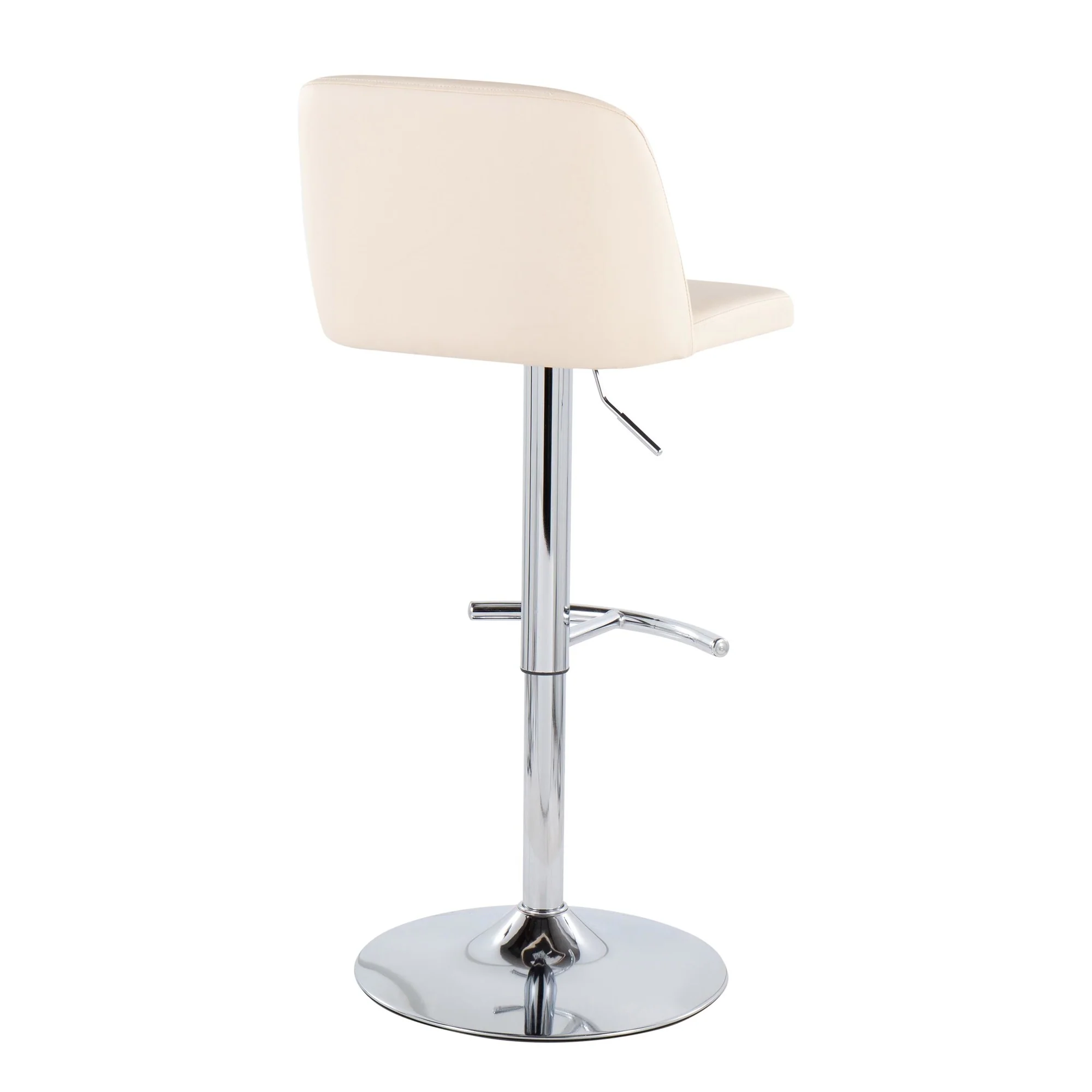 Toriano Adjustable Bar Stool - Set of 2 Black By LumiSource - BS-TORIANOPU-RT2 CHRMBK2 - Image 17