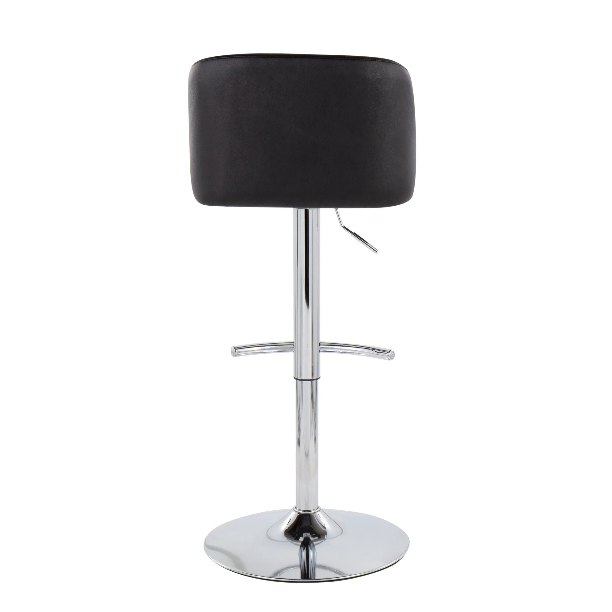 Toriano Adjustable Bar Stool - Set of 2 Black By LumiSource - BS-TORIANOPU-RT2 CHRMBK2 - Image 9