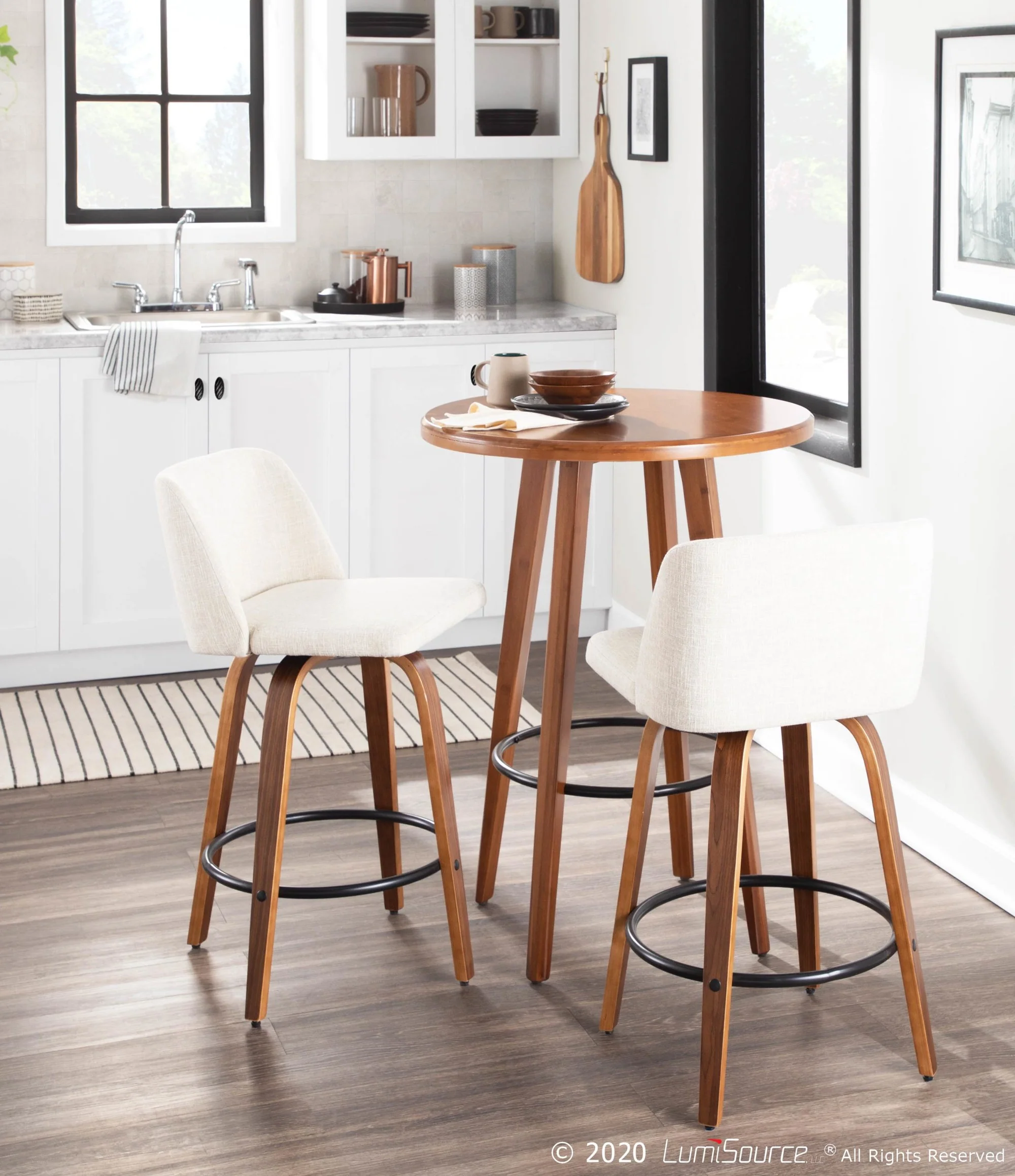 Toriano Counter Stool - Set of 2 Blue By LumiSource - B26-TRNO2Q WLBU2 - Image 27