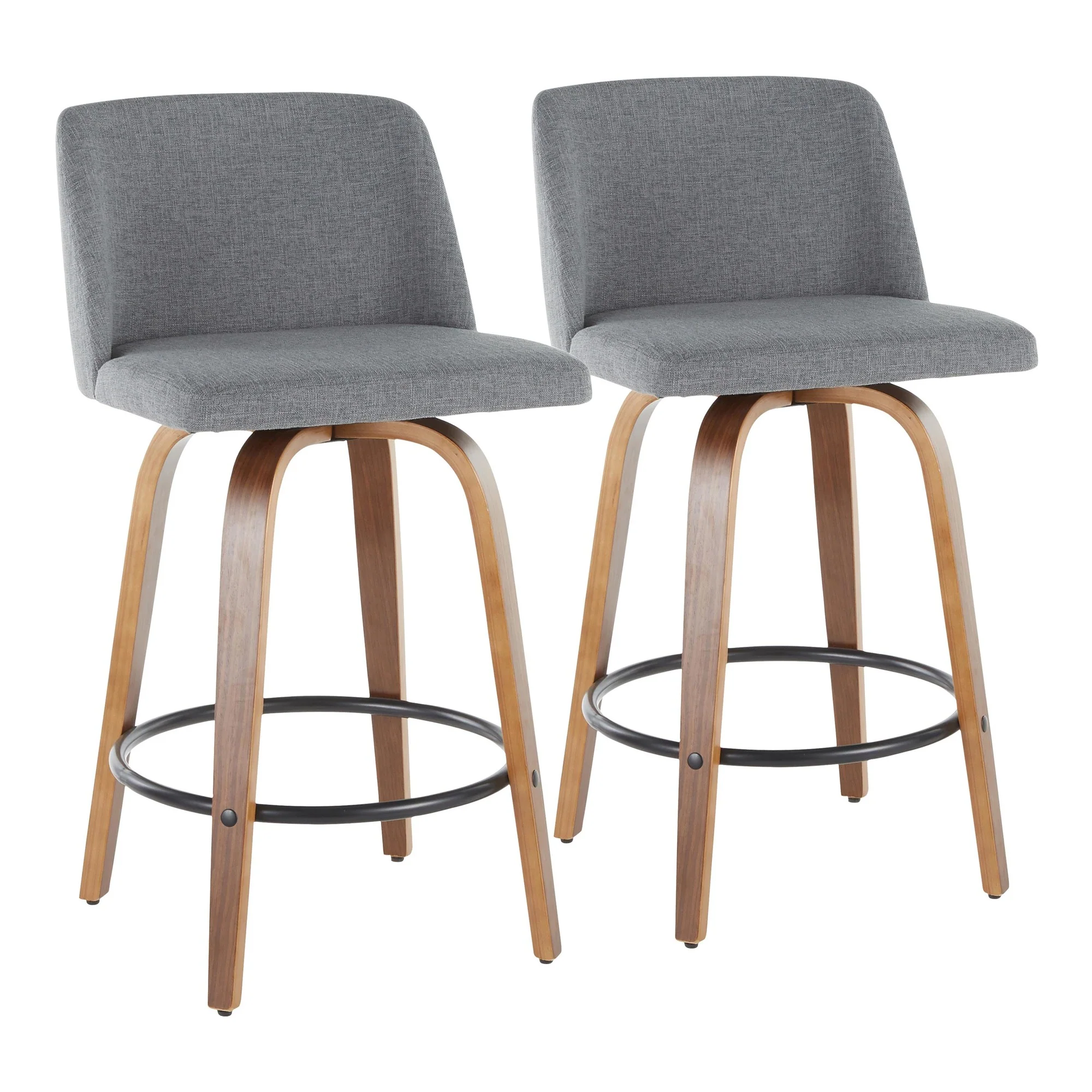 Toriano Counter Stool - Set of 2 Blue By LumiSource - B26-TRNO2Q WLBU2 - Image 32