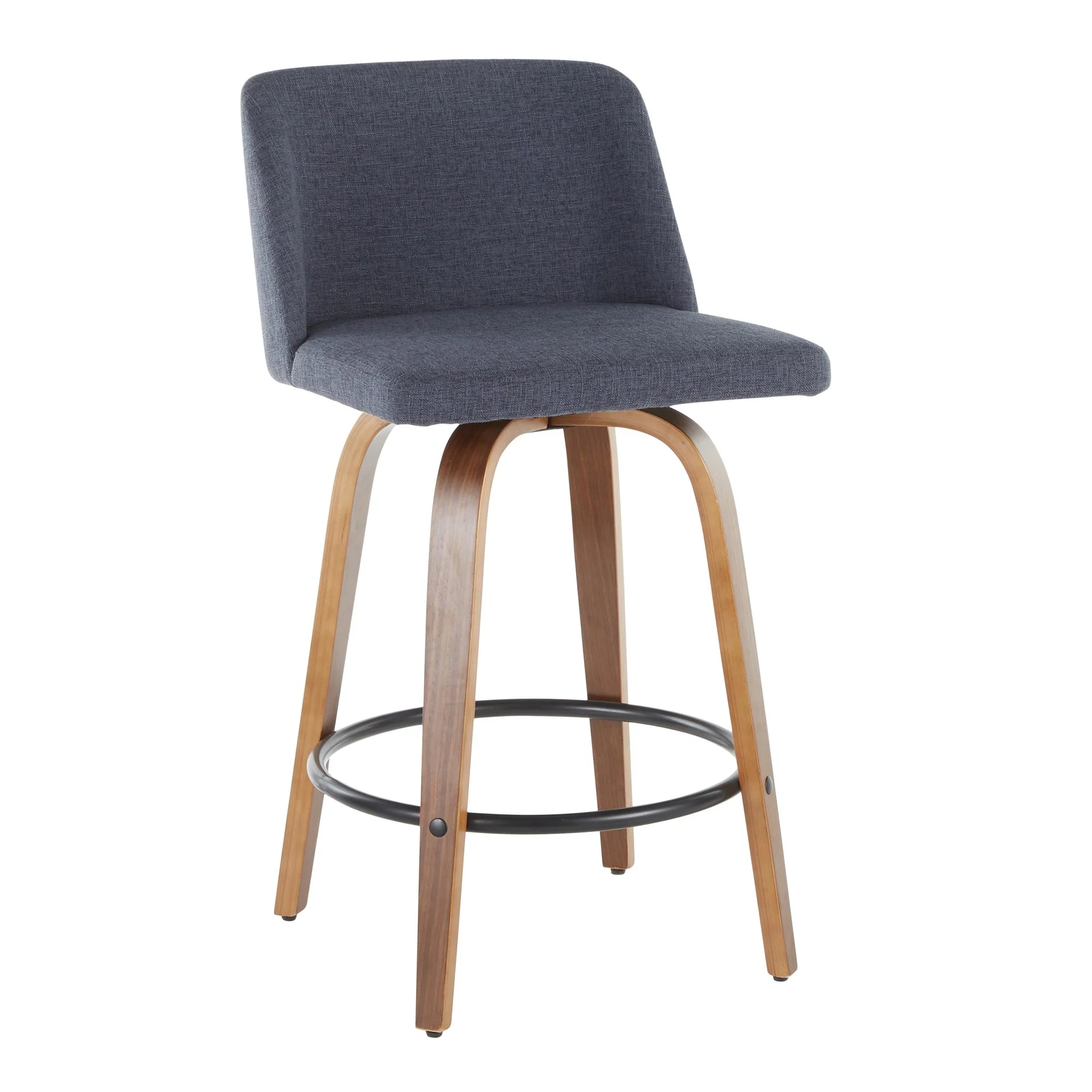 Toriano Counter Stool - Set of 2 Blue By LumiSource - B26-TRNO2Q WLBU2 - Image 8