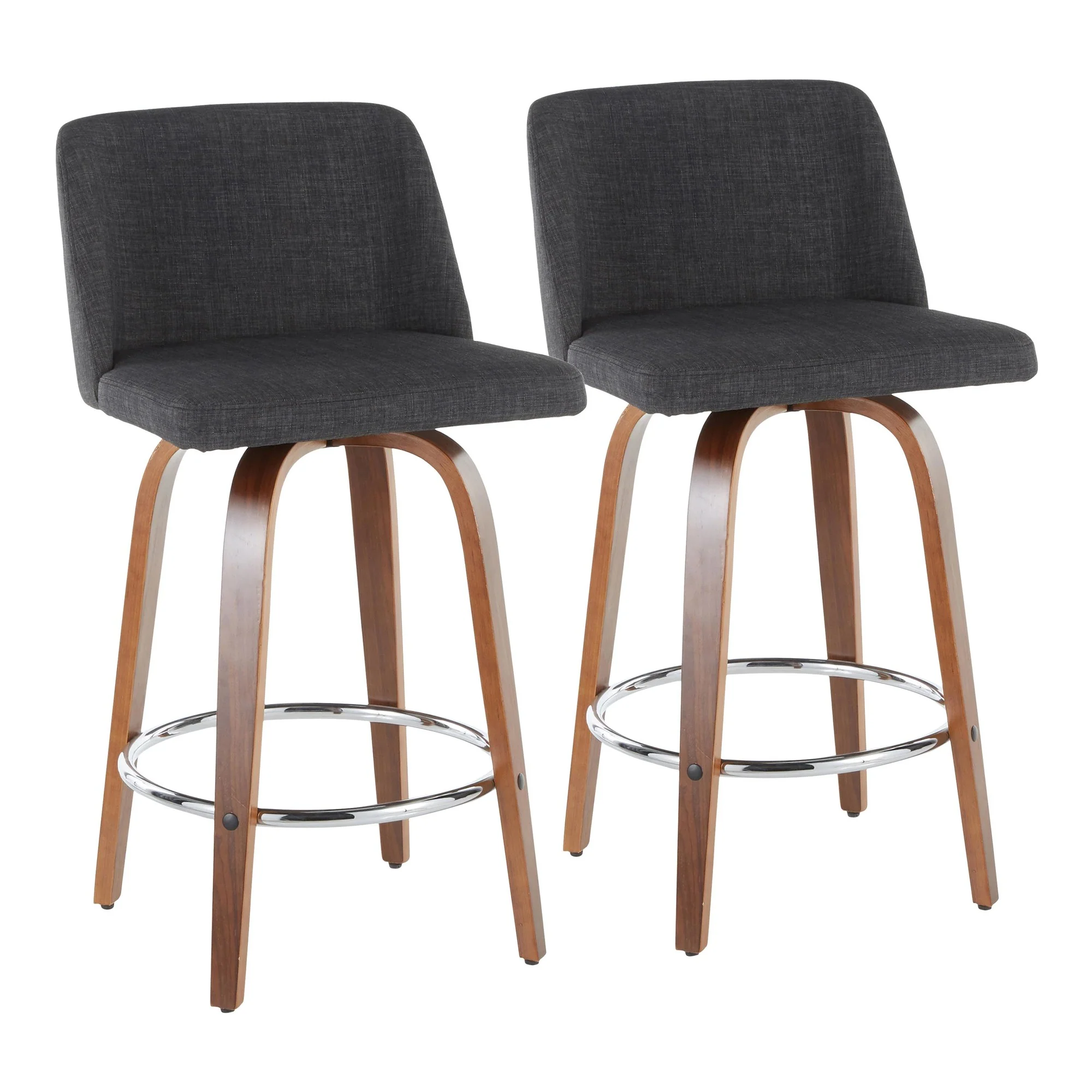 Toriano Counter Stool - Set of 2 Blue By LumiSource - B26-TRNO2R WLBU2 - Image 12