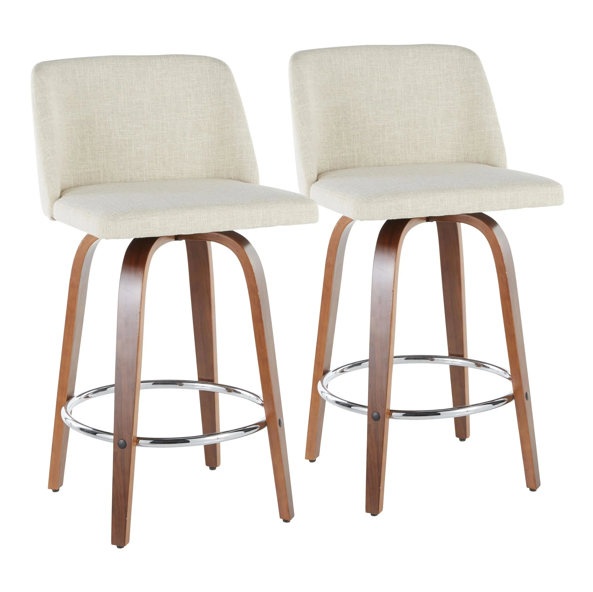 Toriano Counter Stool - Set of 2 Blue By LumiSource - B26-TRNO2R WLBU2 - Image 22