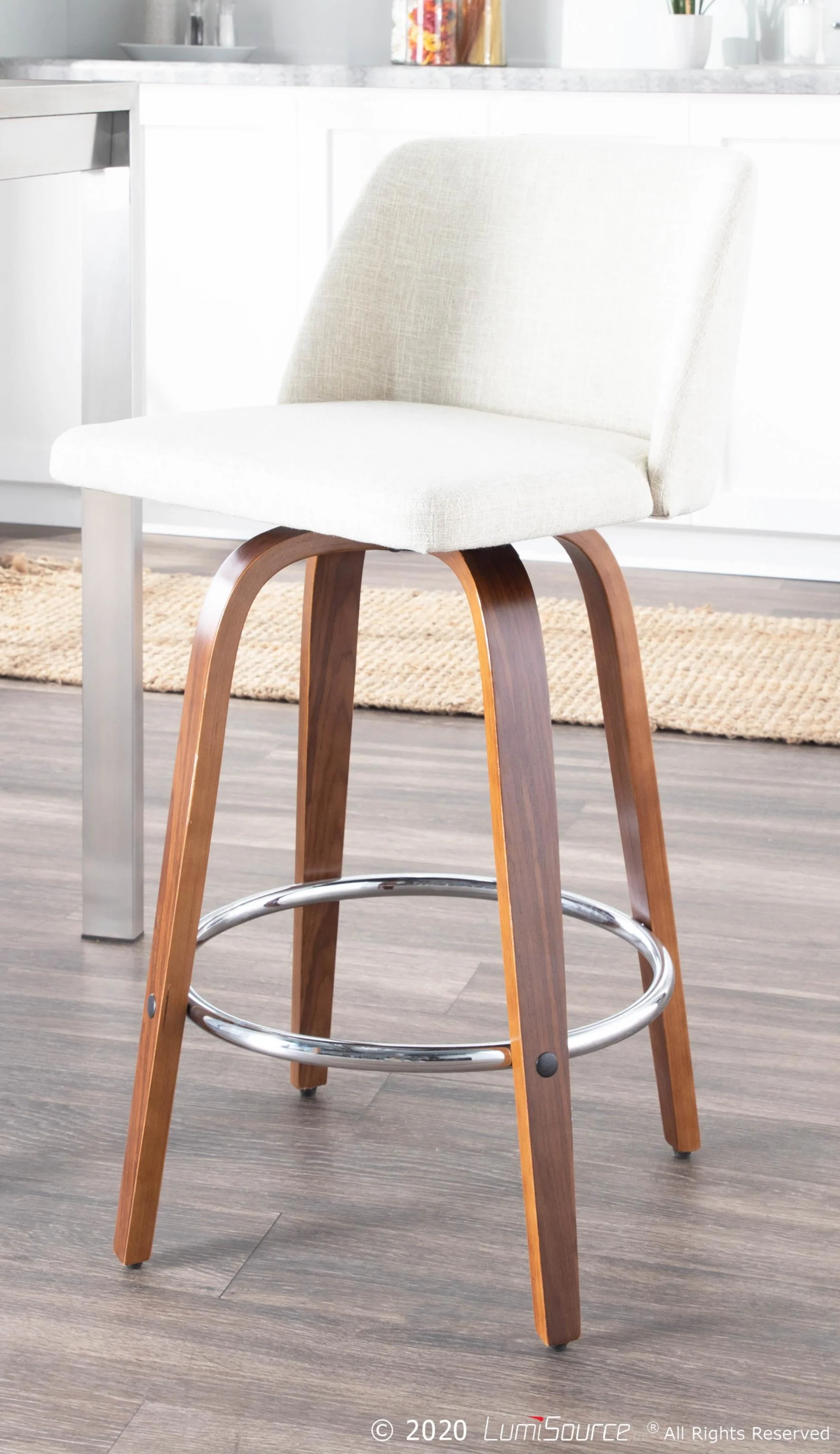 Toriano Counter Stool - Set of 2 Blue By LumiSource - B26-TRNO2R WLBU2 - Image 27