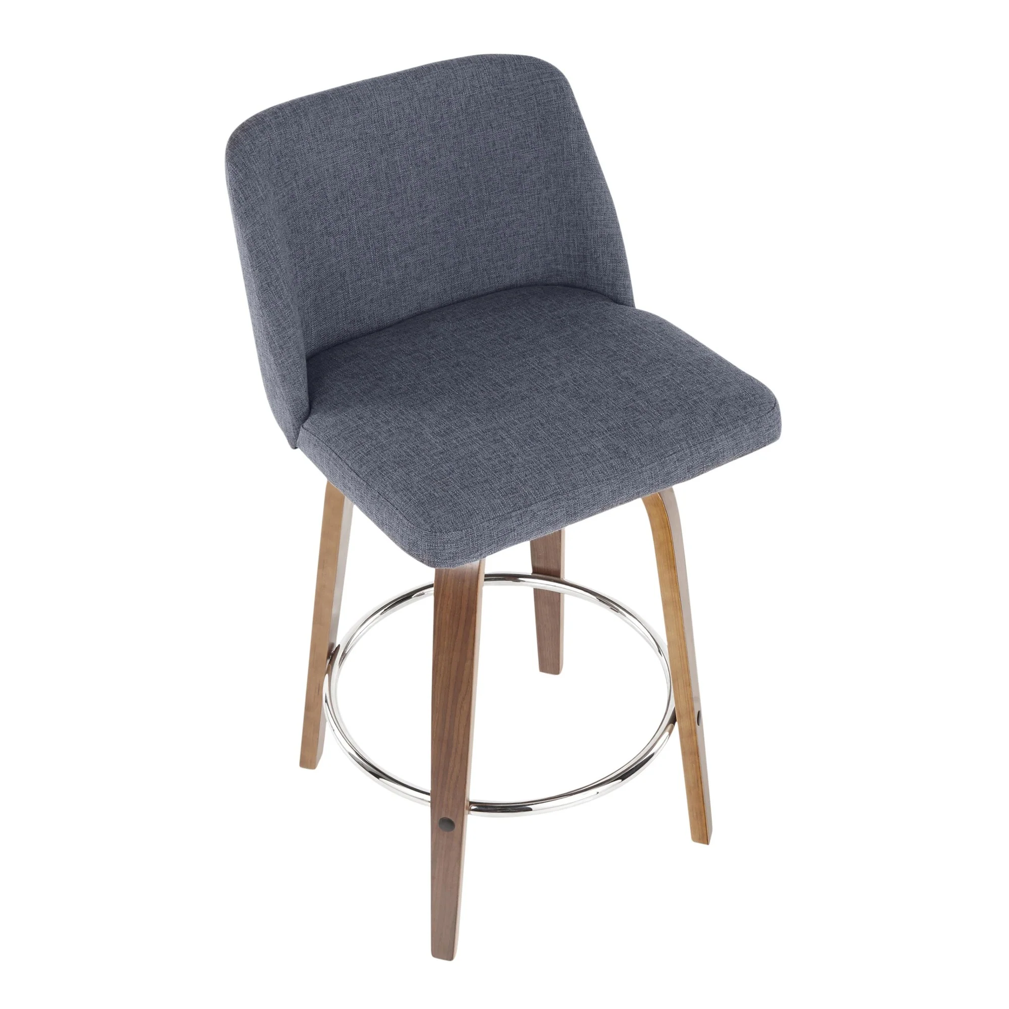 Toriano Counter Stool - Set of 2 Blue By LumiSource - B26-TRNO2R WLBU2 - Image 4