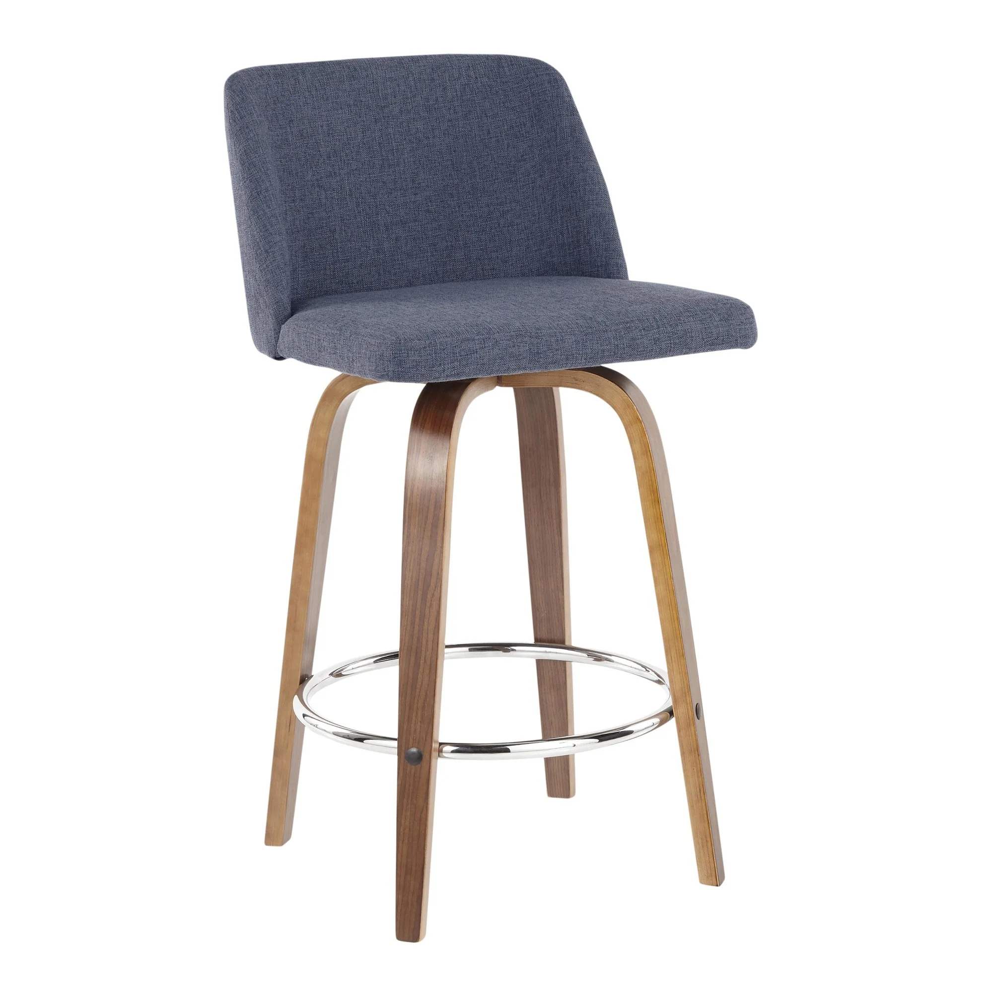 Toriano Counter Stool - Set of 2 Blue By LumiSource - B26-TRNO2R WLBU2 - Image 8