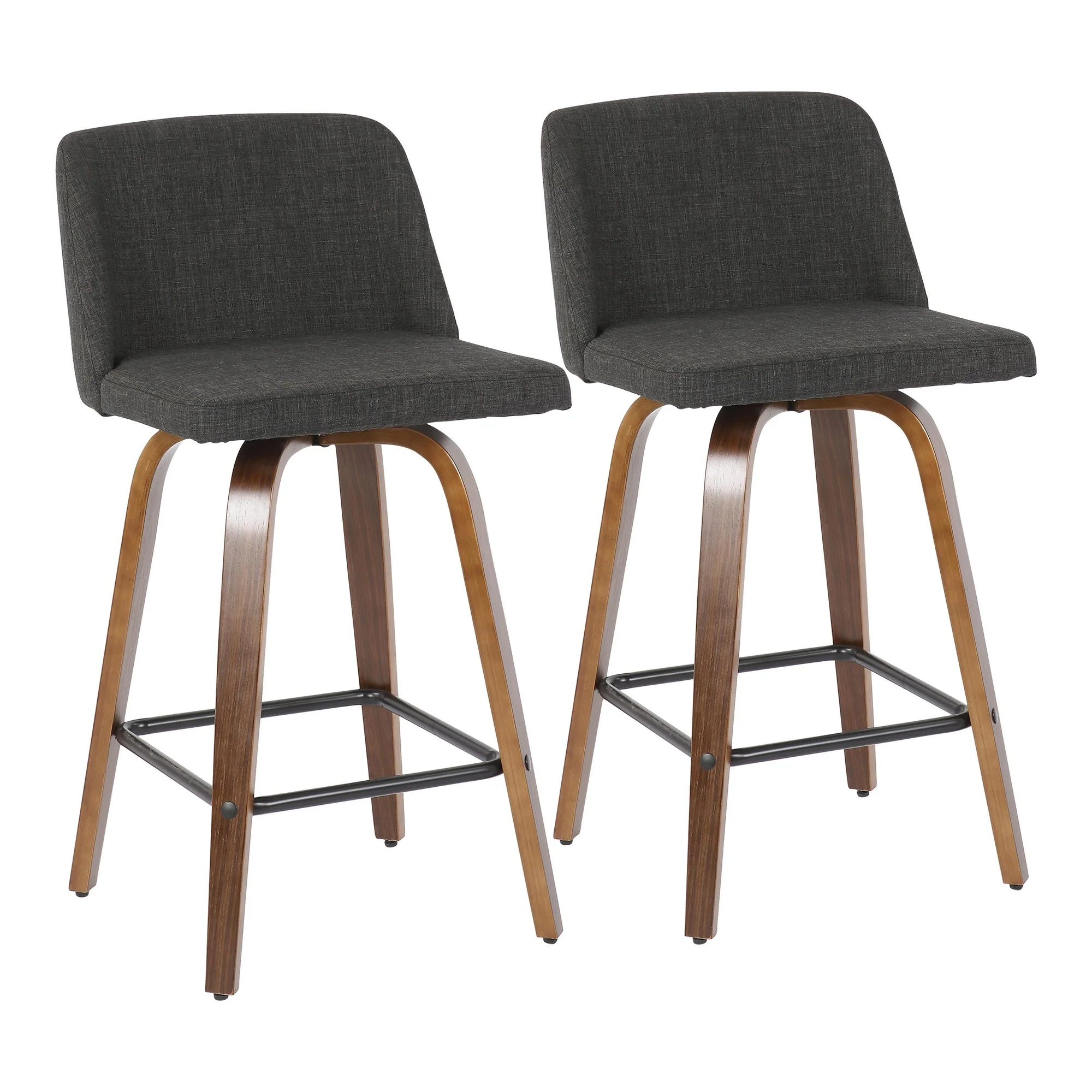 Toriano Counter Stool - Set of 2 Blue By LumiSource - B26-TRNO2X WLBU2 - Image 10