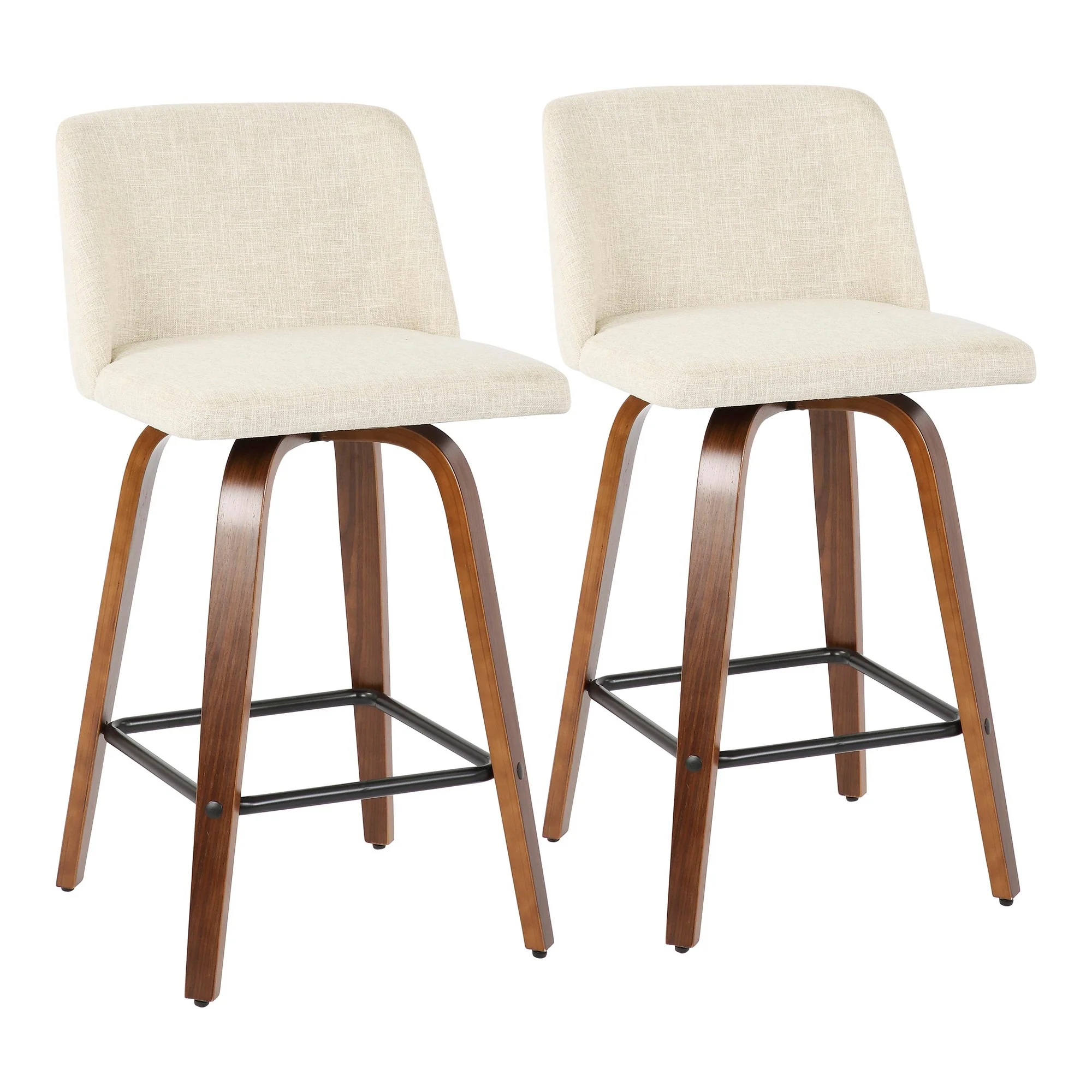 Toriano Counter Stool - Set of 2 Blue By LumiSource - B26-TRNO2X WLBU2 - Image 21