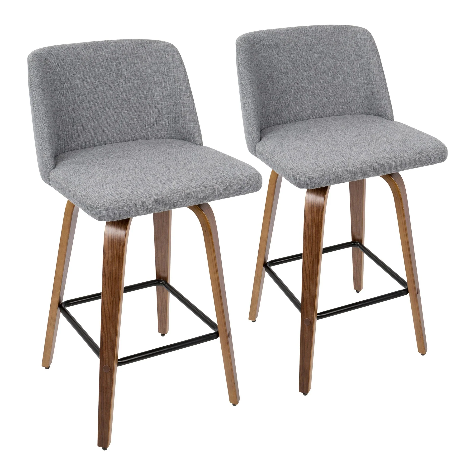 Toriano Counter Stool - Set of 2 Blue By LumiSource - B26-TRNO2X WLBU2 - Image 32