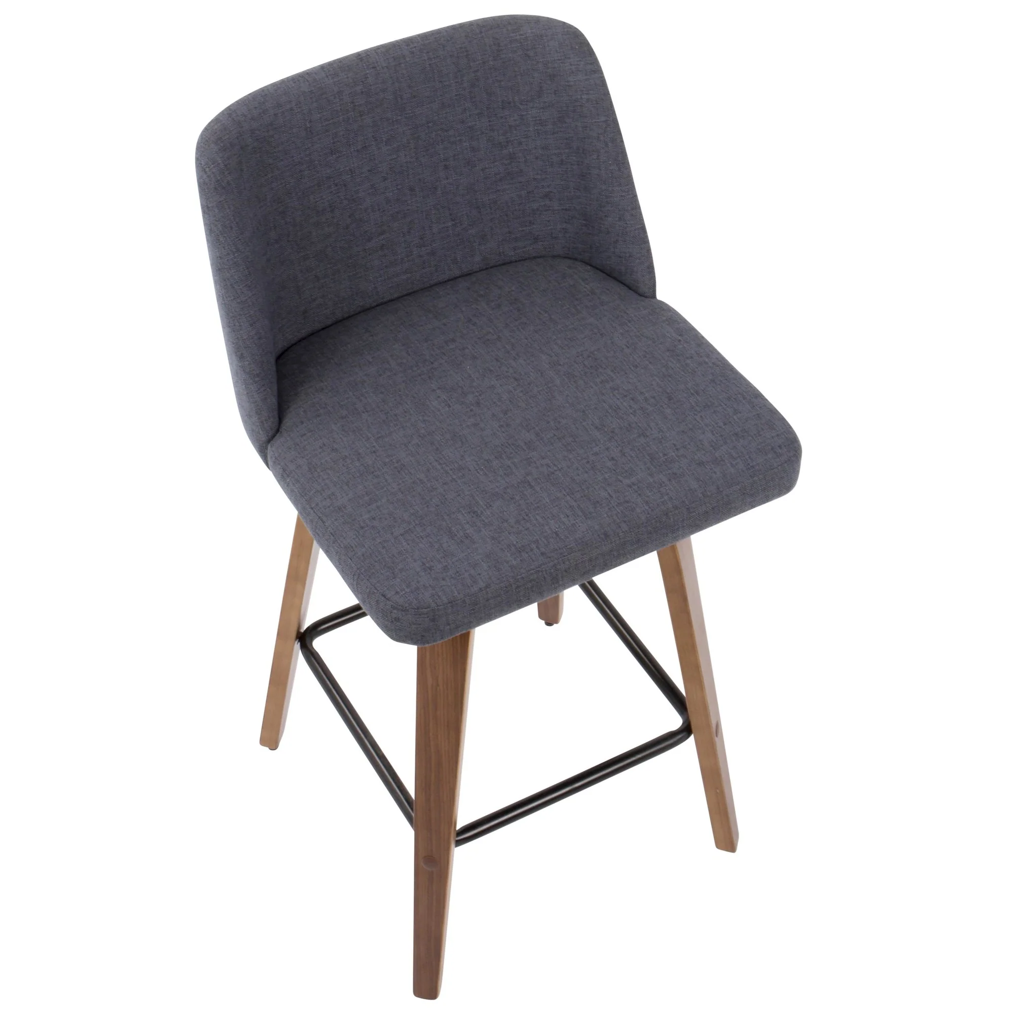 Toriano Counter Stool - Set of 2 Blue By LumiSource - B26-TRNO2X WLBU2 - Image 4