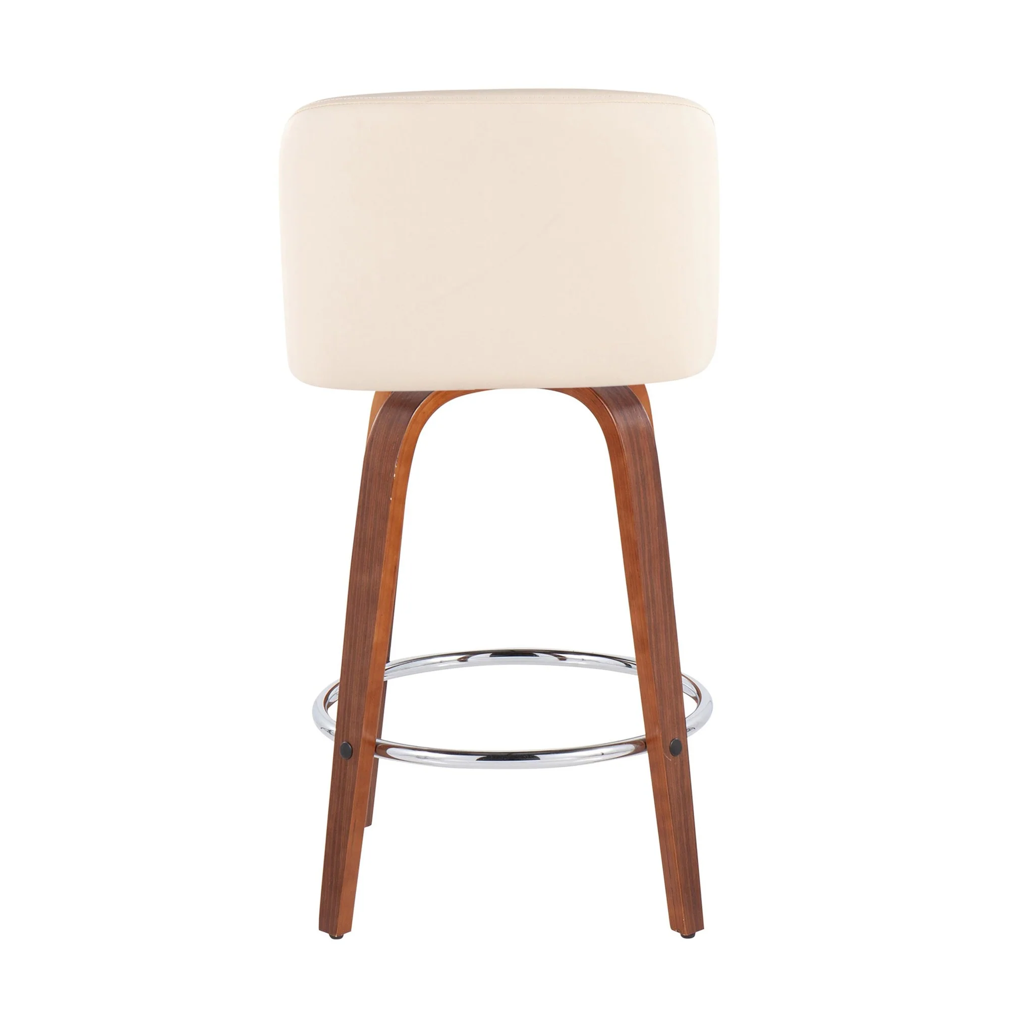 Toriano Fixed-Height Counter Stool - Set of 2 Black By LumiSource - B26-TRNOPU-SWVR2 WLBK2 - Image 14