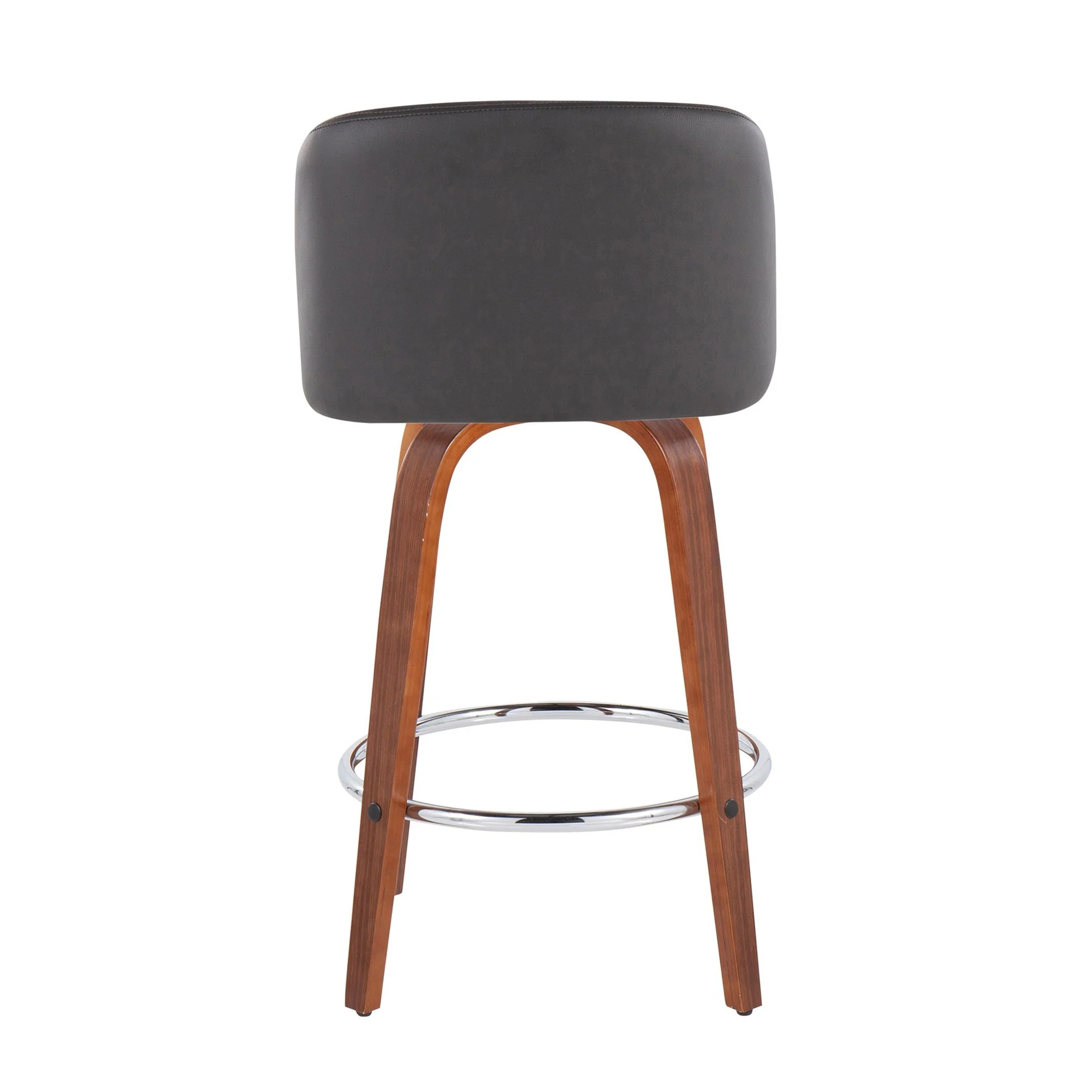 Toriano Fixed-Height Counter Stool - Set of 2 Black By LumiSource - B26-TRNOPU-SWVR2 WLBK2 - Image 21