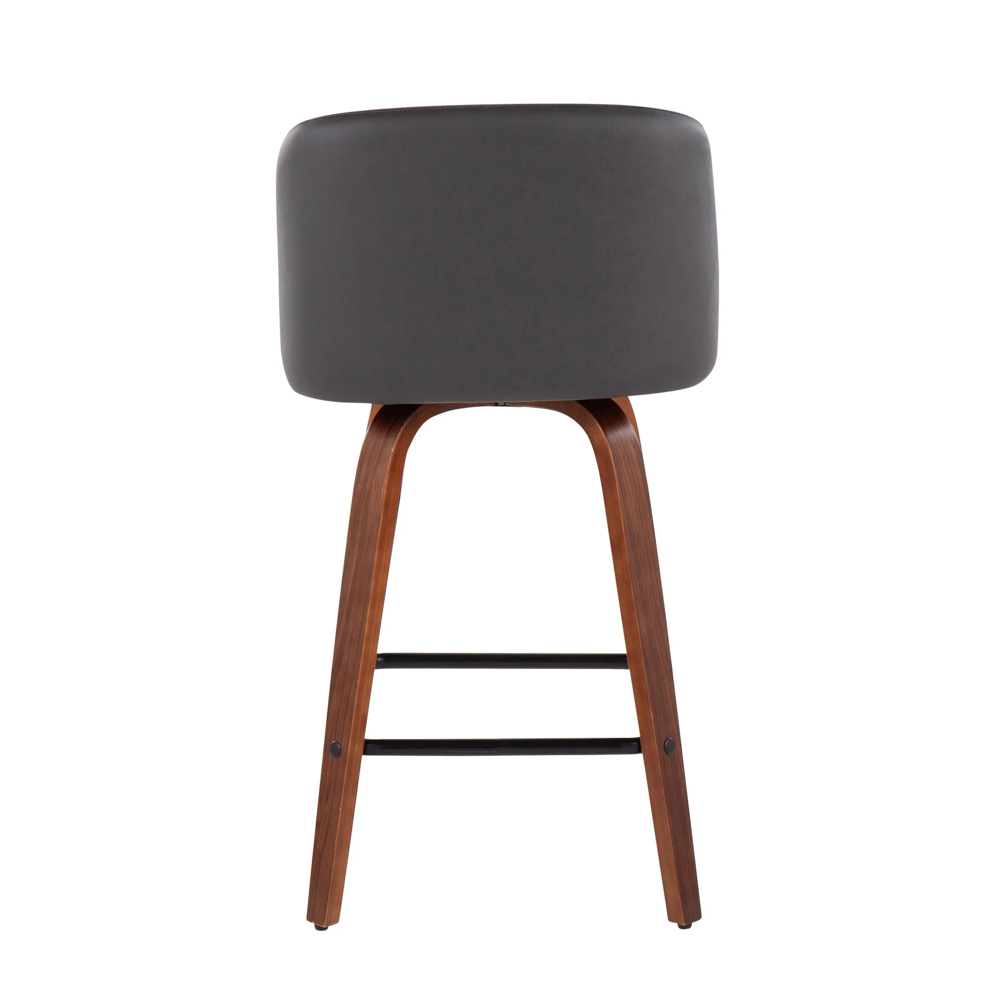 Toriano Fixed-Height Counter Stool - Set of 2 Black By LumiSource - B26-TRNOPU-SWVX2 WLBK2 - Image 24