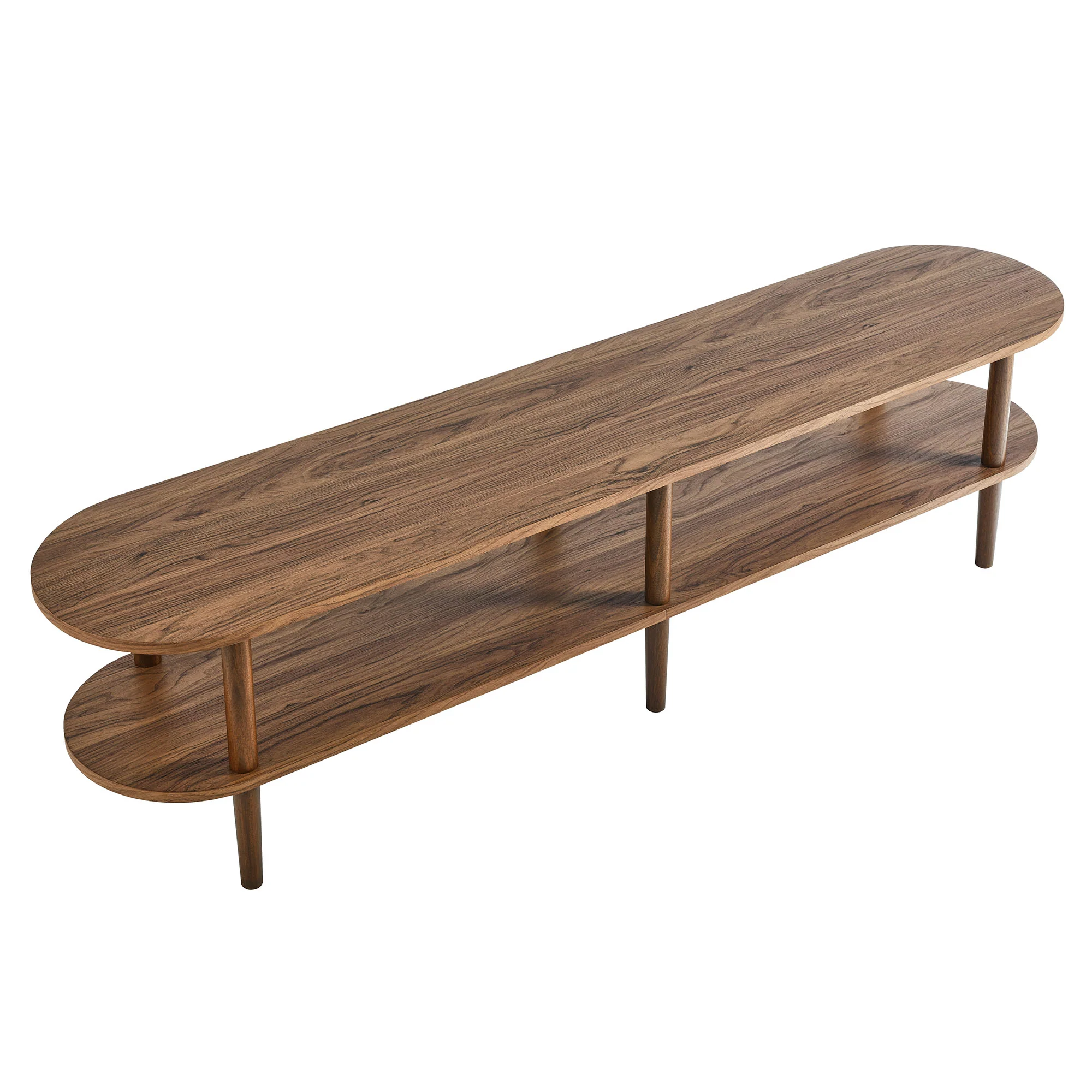 Torus Oval Wood TV Stand by Modway - Image 13