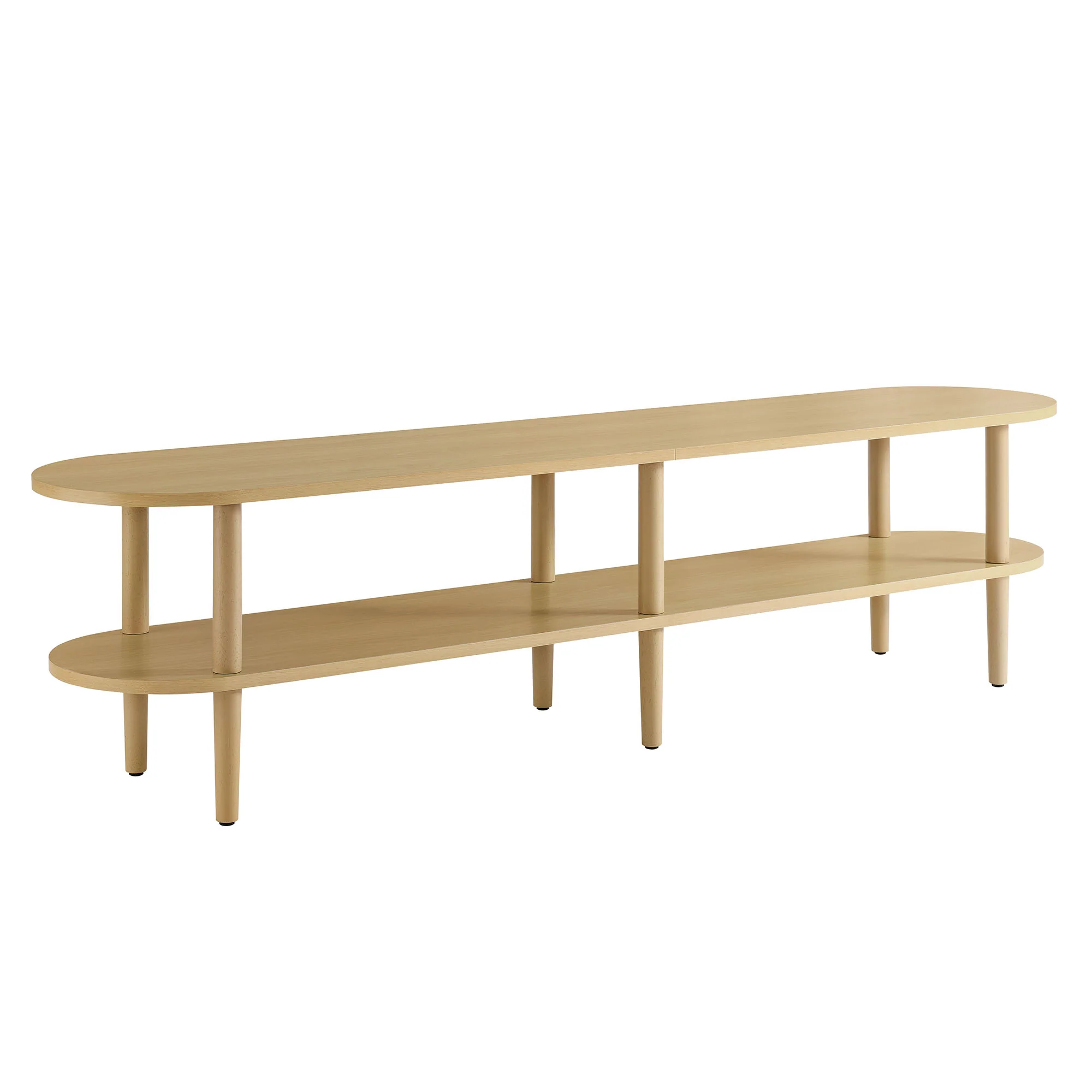 Torus Oval Wood TV Stand by Modway - Image 2