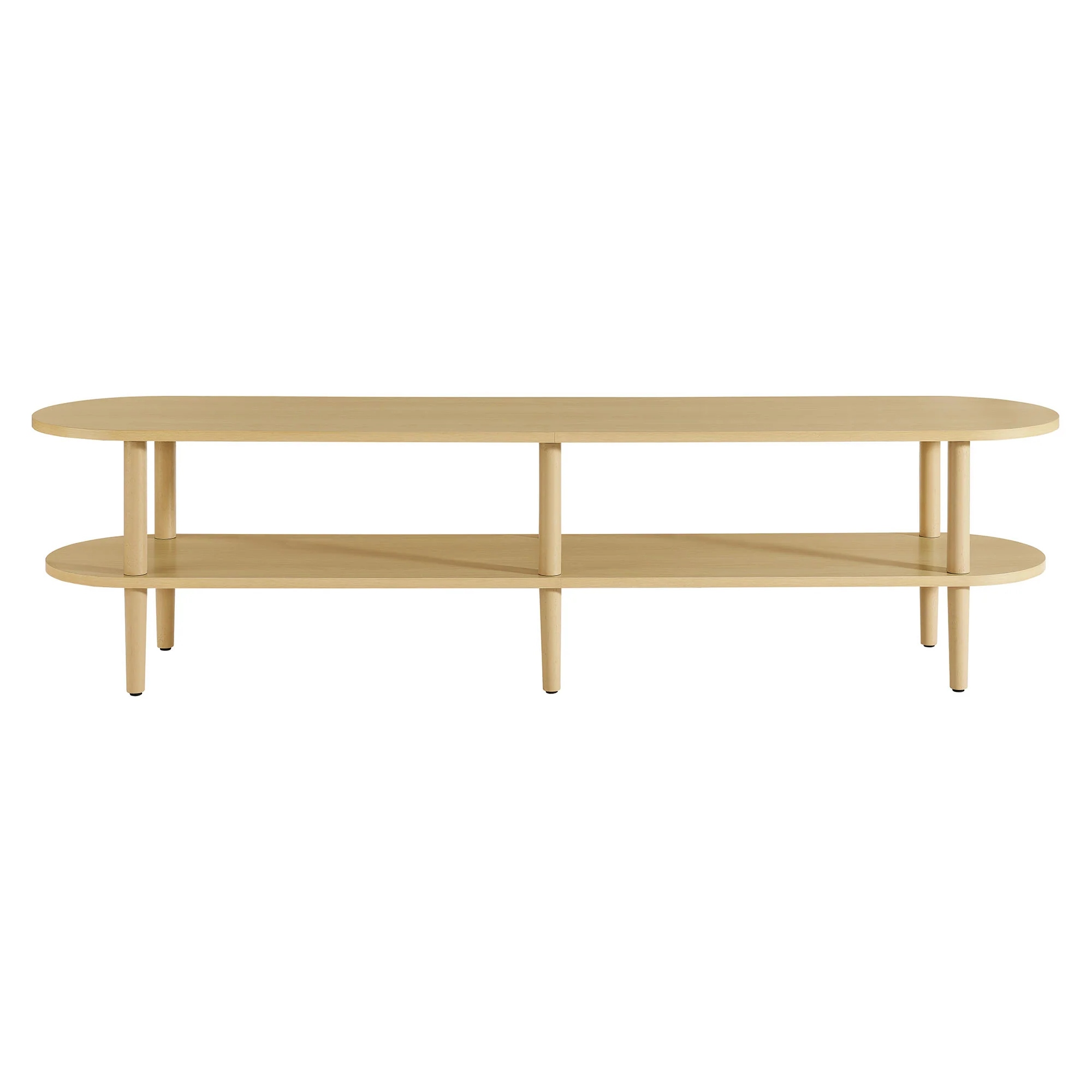 Torus Oval Wood TV Stand by Modway - Image 4
