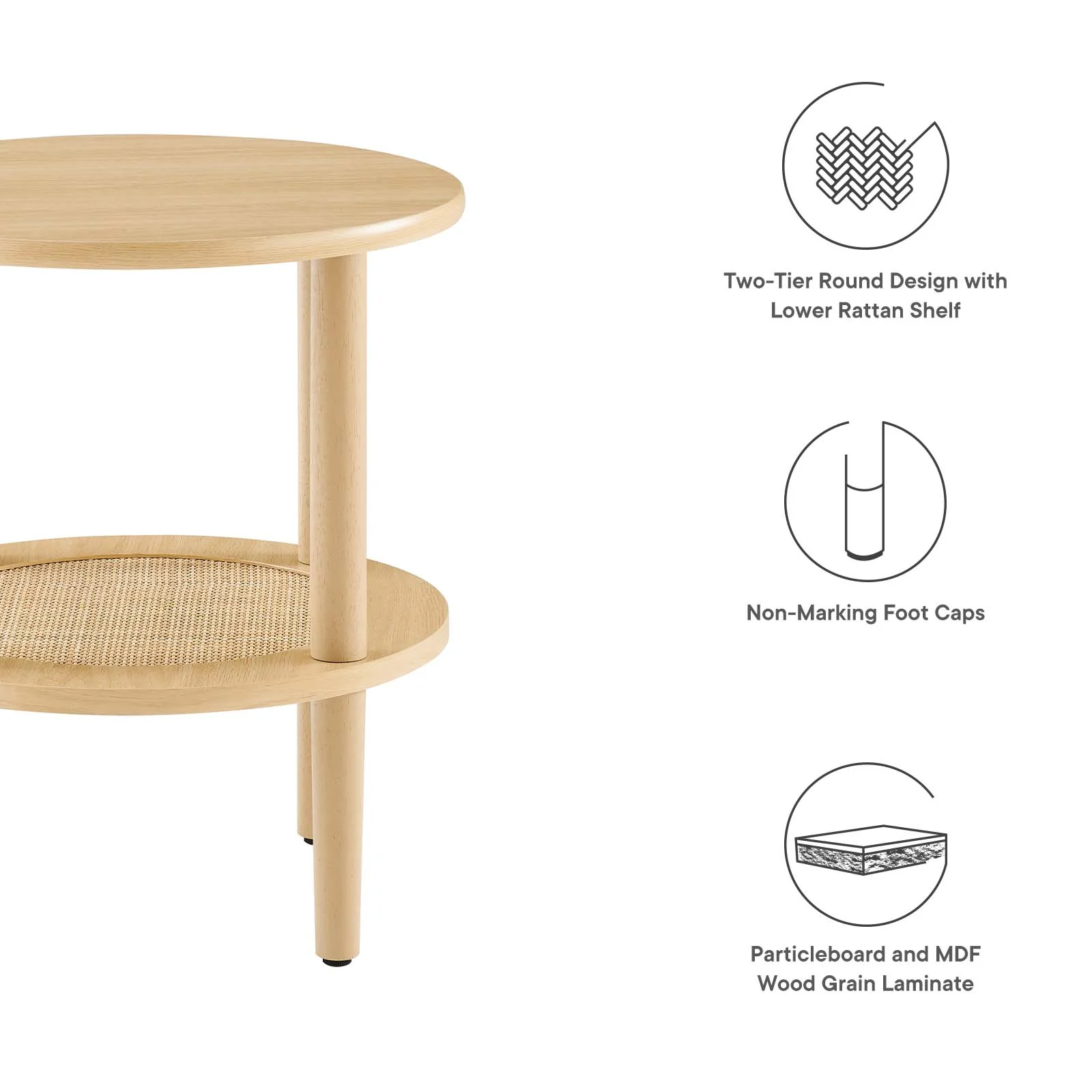 Torus Round Side Table By Modway - EEI-6527 - Image 5