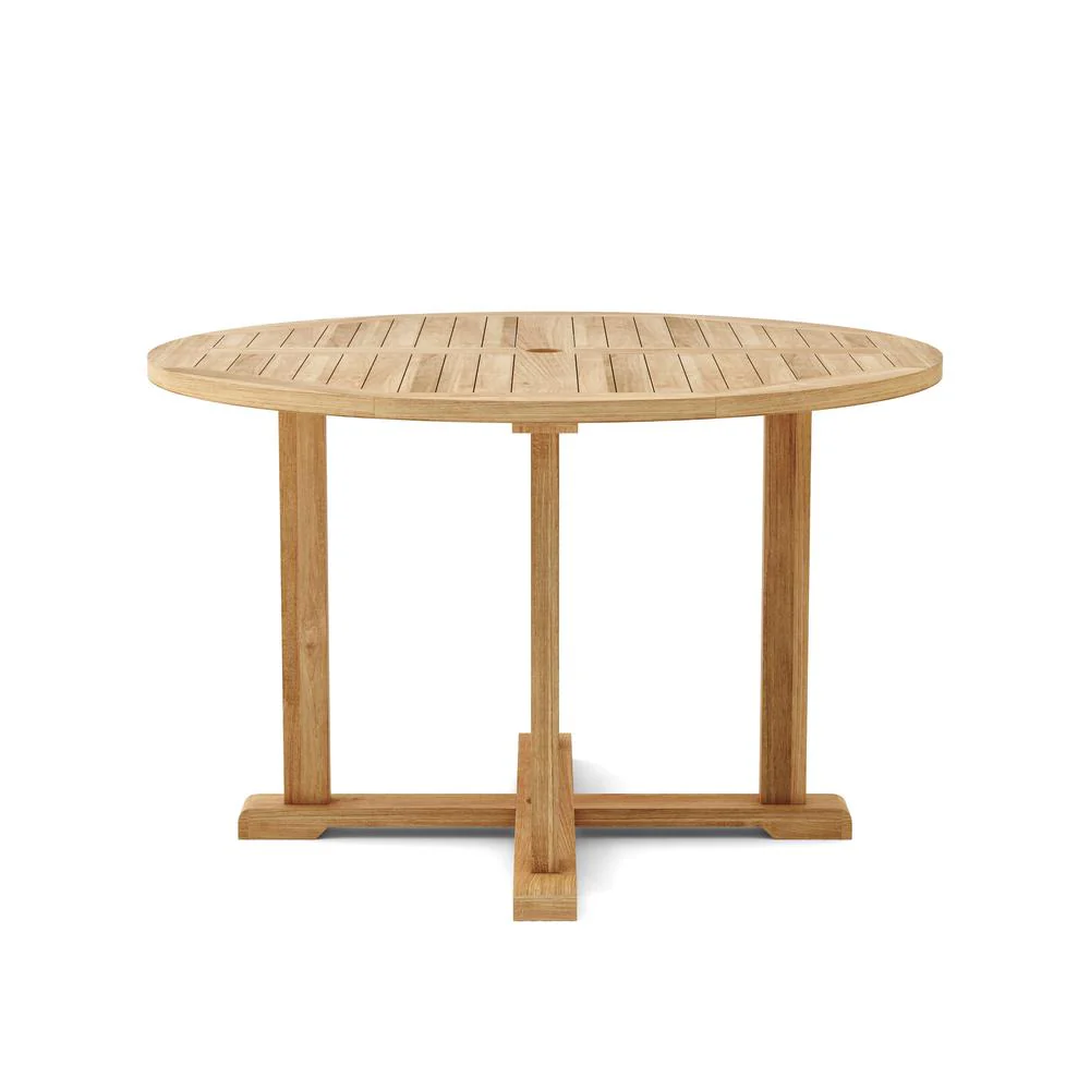 Tosca 4-Foot Round Table W/ Frame By Anderson Teak - Image 2