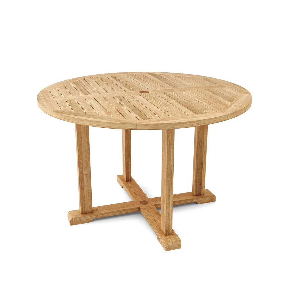 Tosca 4-Foot Round Table W/ Frame By Anderson Teak - Image 3