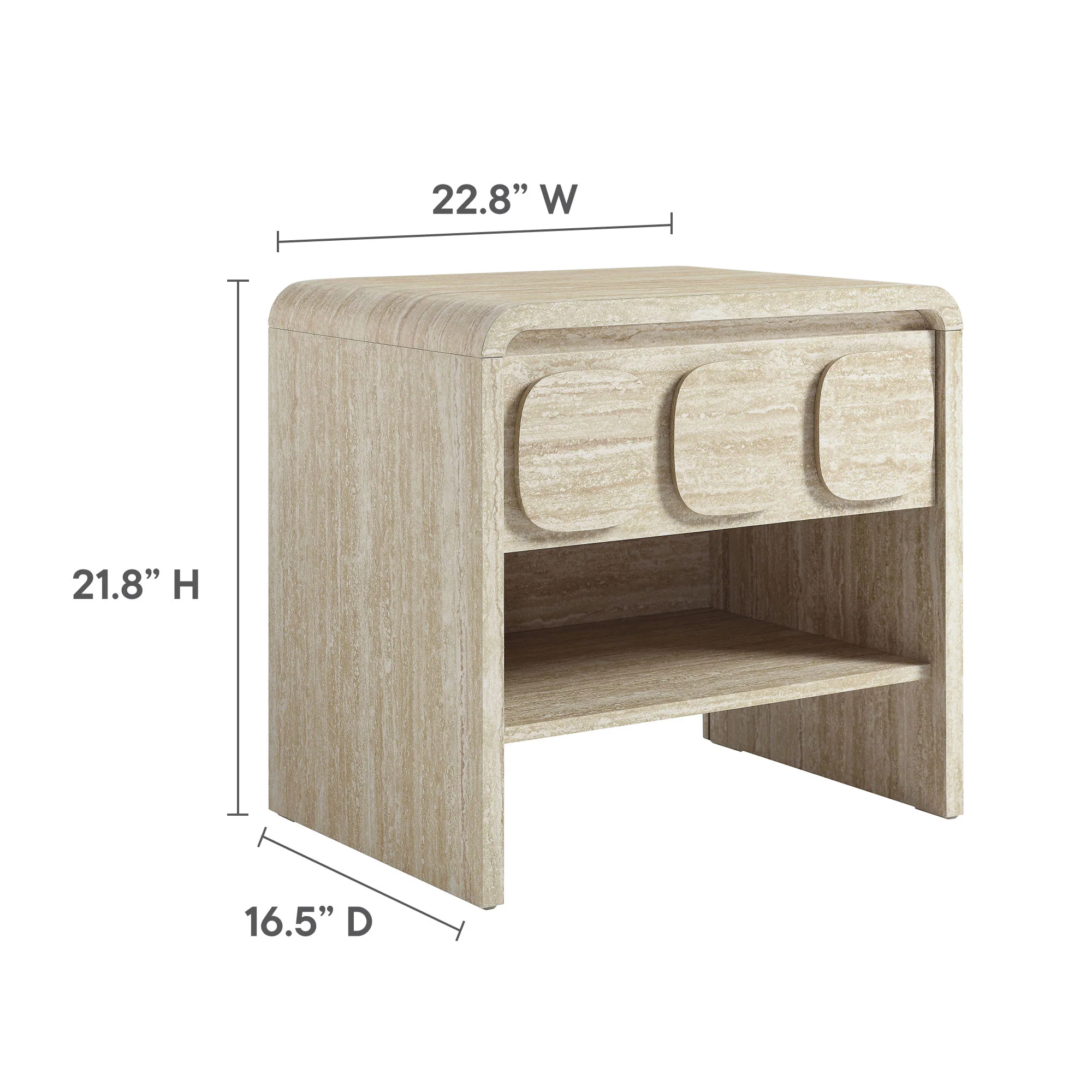 Toscana 1-Drawer Nightstand by Modway - Image 18