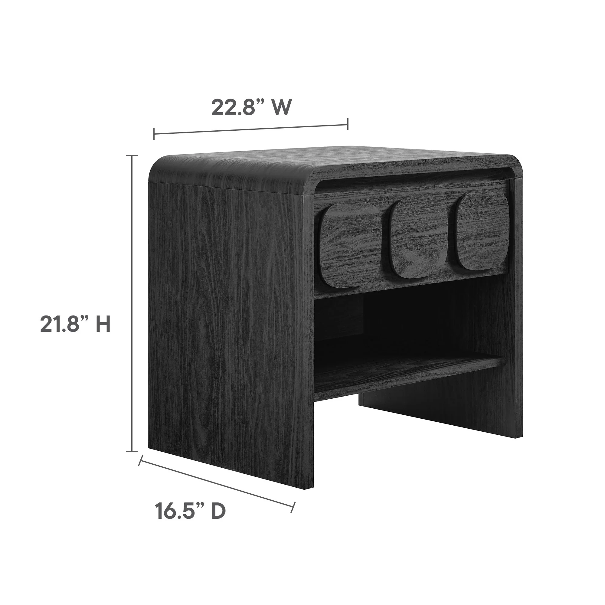 Toscana 1-Drawer Nightstand by Modway - Image 9