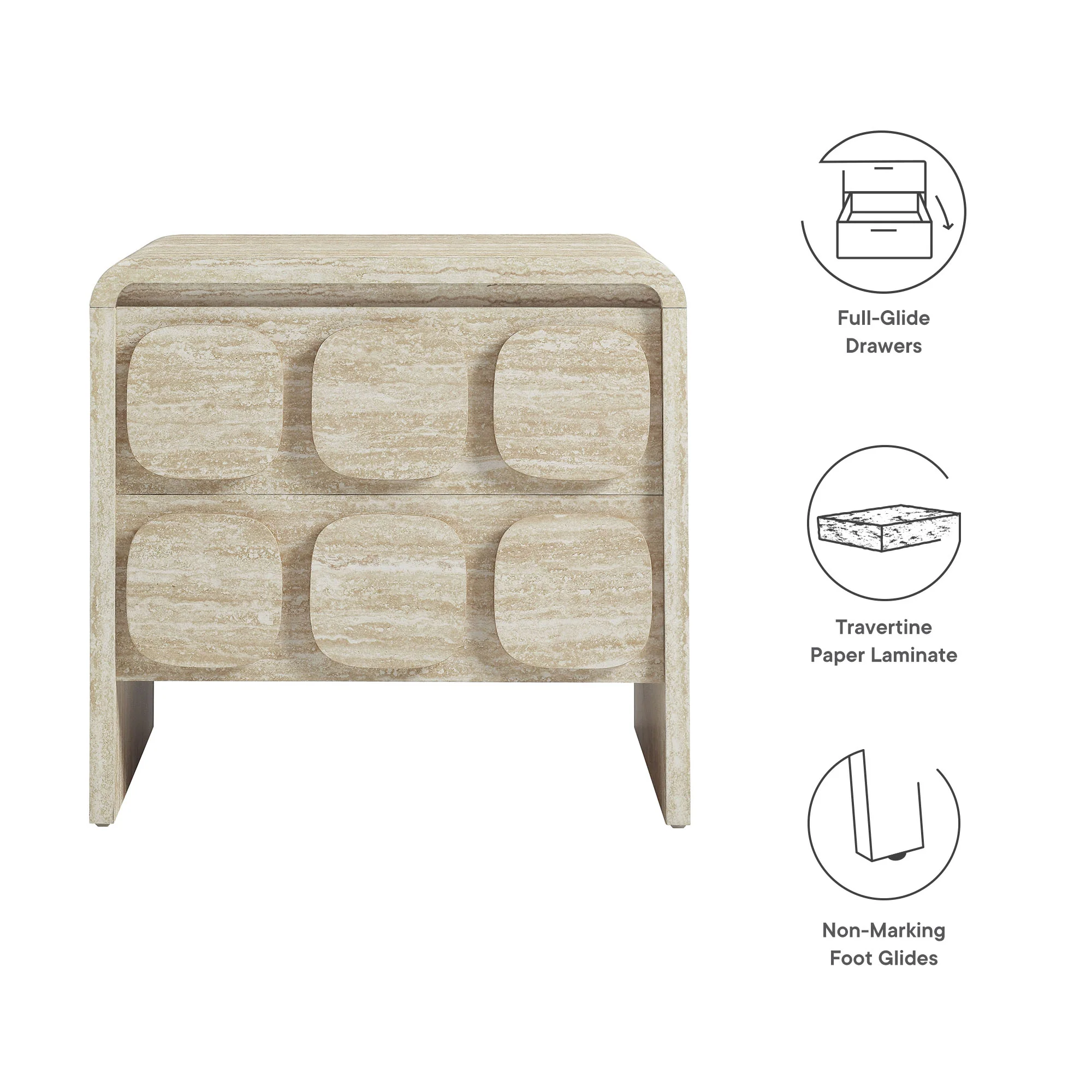 Toscana 2-Drawer Nightstand by Modway - Image 19