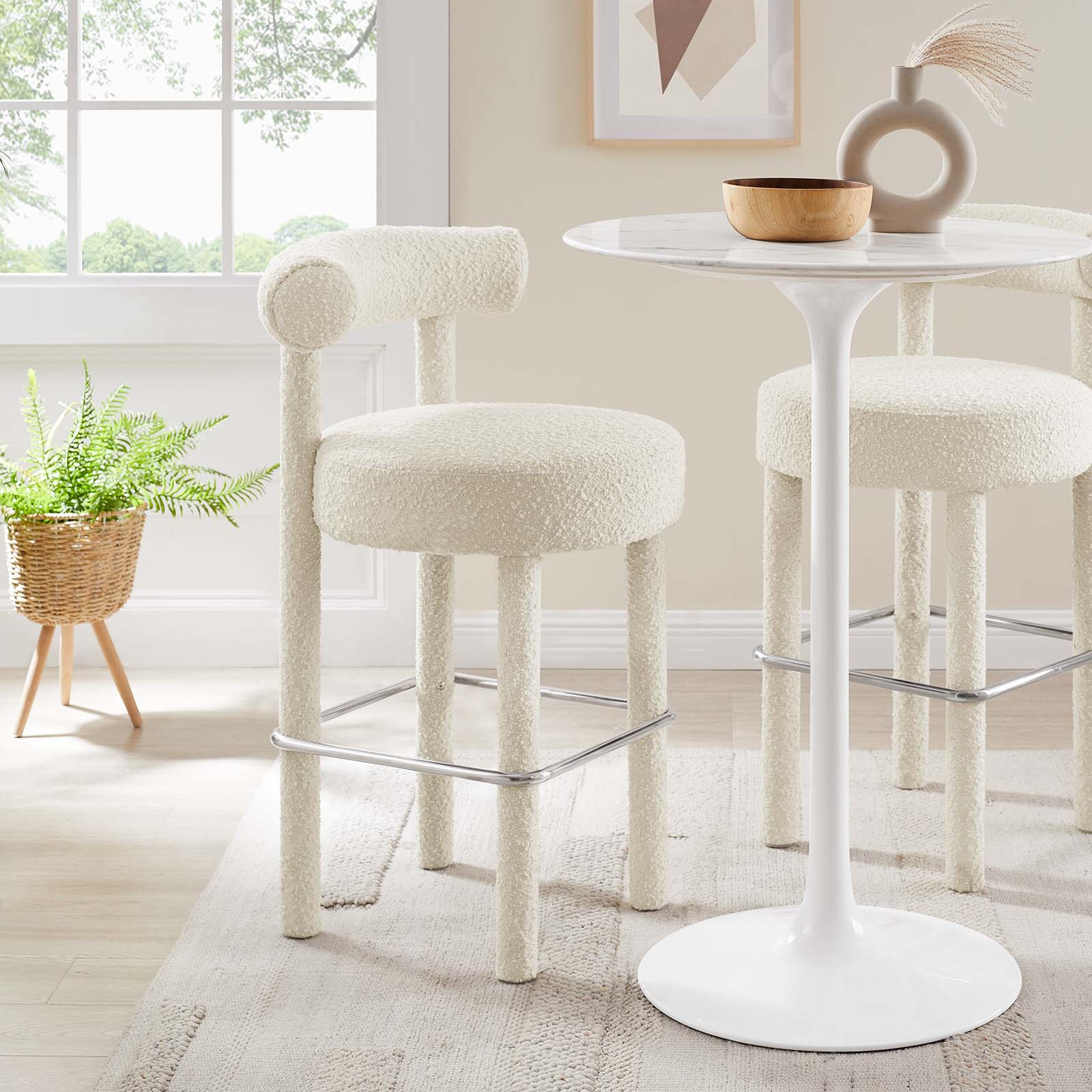 Toulouse Boucle Fabric Bar Stool - Set of 2 By Modway - EEI-6709 - Image 12