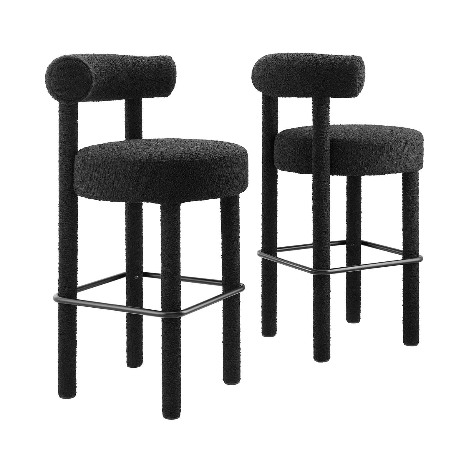 Toulouse Boucle Fabric Bar Stool - Set of 2 By Modway - EEI-6709 - Image 2