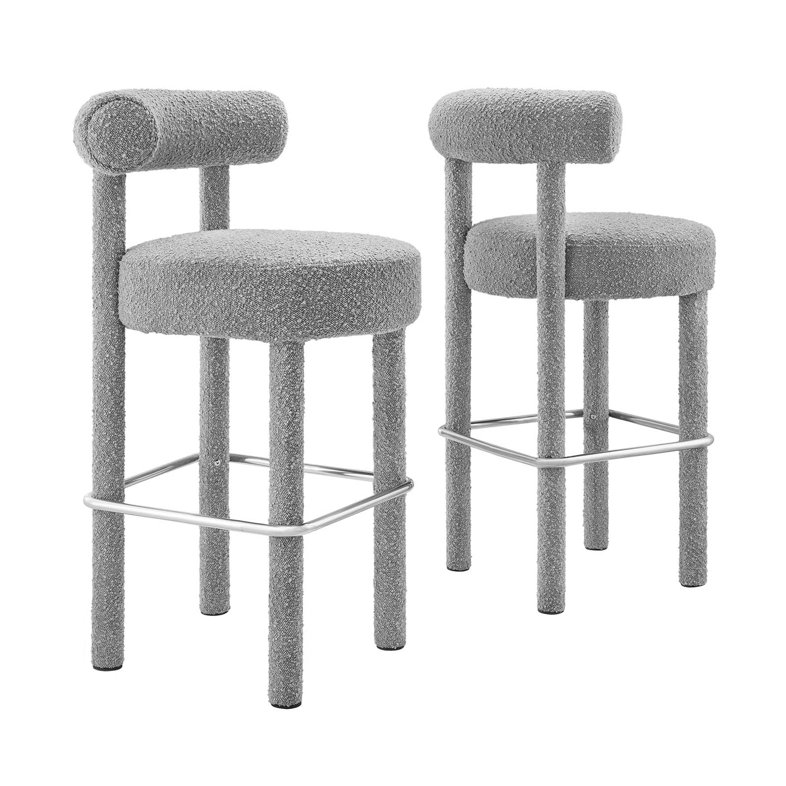 Toulouse Boucle Fabric Bar Stool - Set of 2 By Modway - EEI-6709 - Image 21