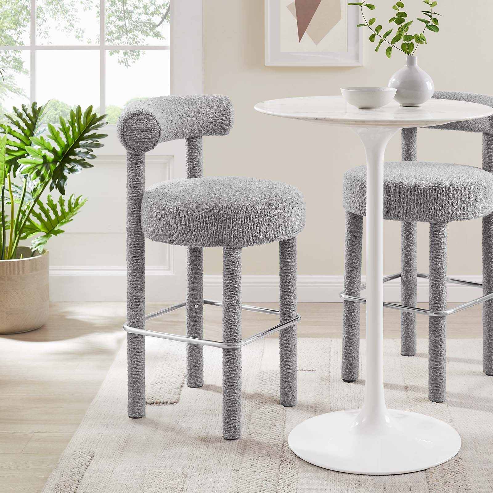 Toulouse Boucle Fabric Bar Stool - Set of 2 By Modway - EEI-6709 - Image 22
