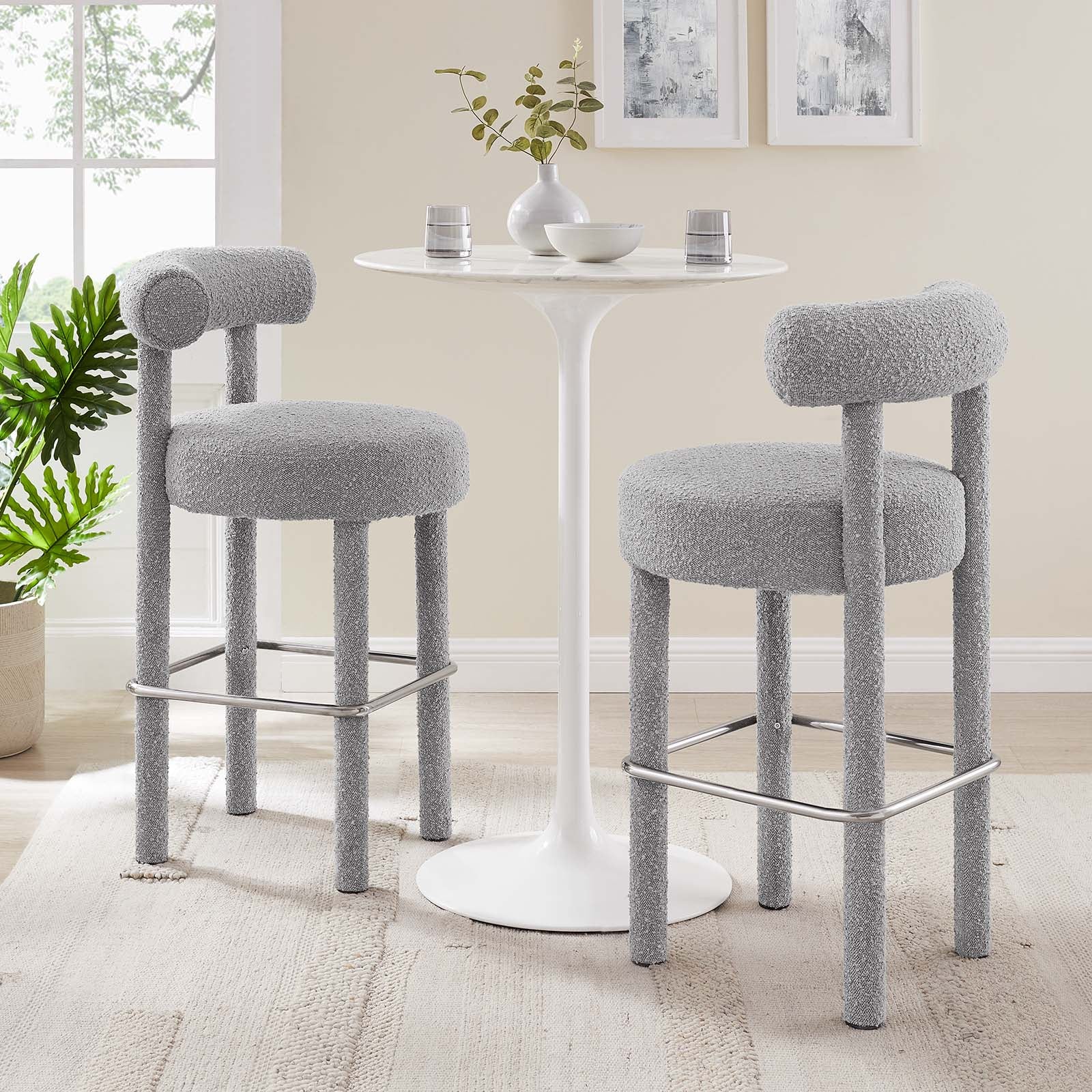 Toulouse Boucle Fabric Bar Stool - Set of 2 By Modway - EEI-6709 - Image 23