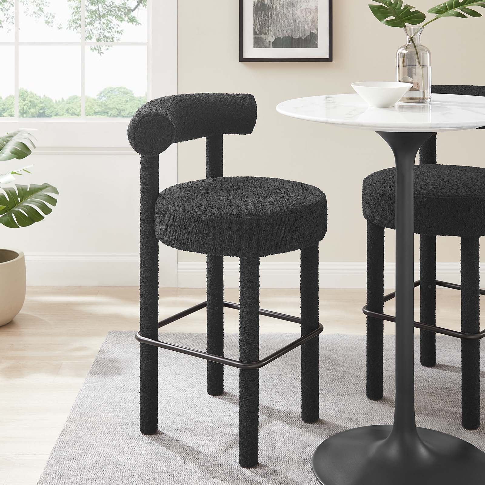 Toulouse Boucle Fabric Bar Stool - Set of 2 By Modway - EEI-6709 - Image 3