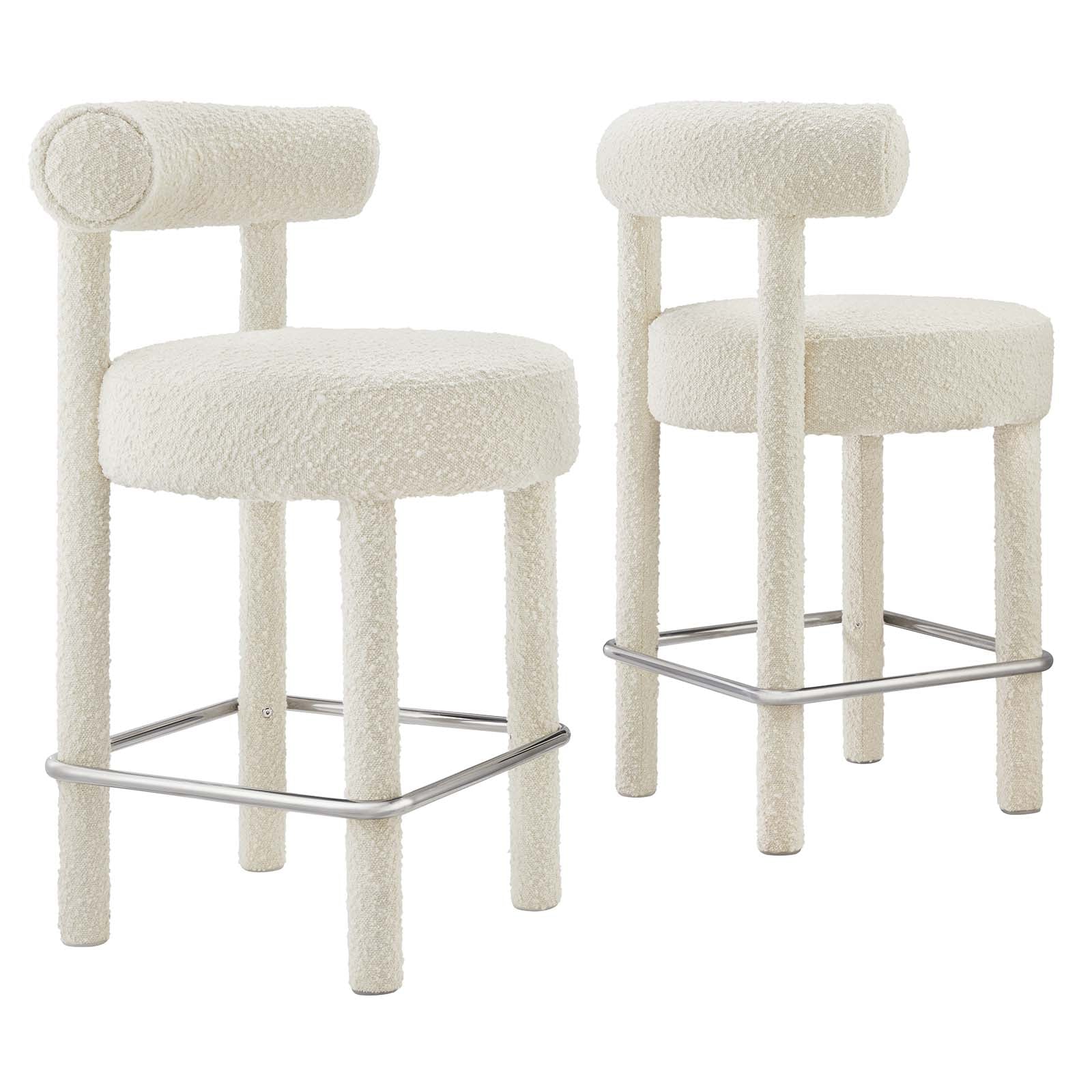 Toulouse Boucle Fabric Counter Stool - Set of 2 By Modway - EEI-6707 - Image 11