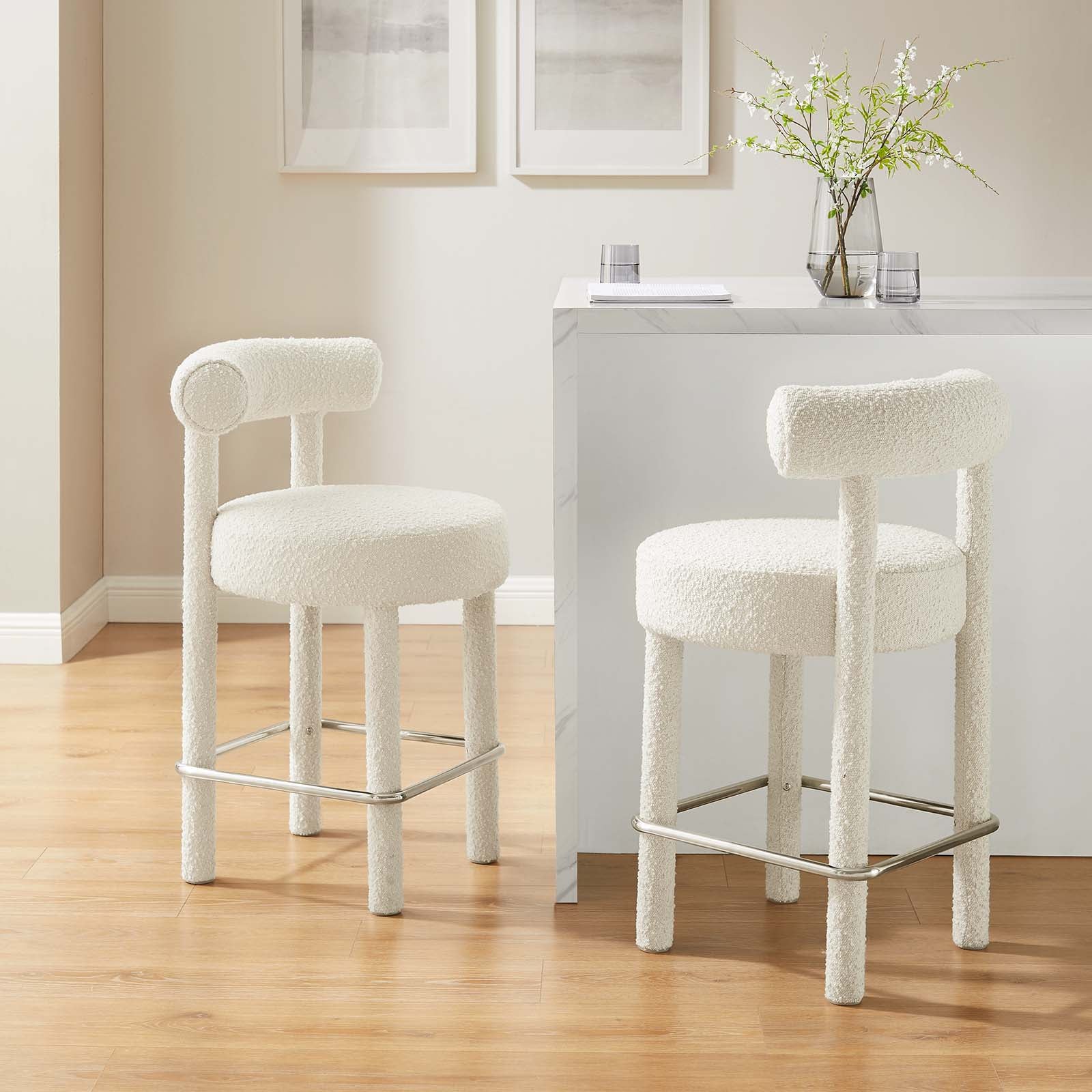Toulouse Boucle Fabric Counter Stool - Set of 2 By Modway - EEI-6707 - Image 13