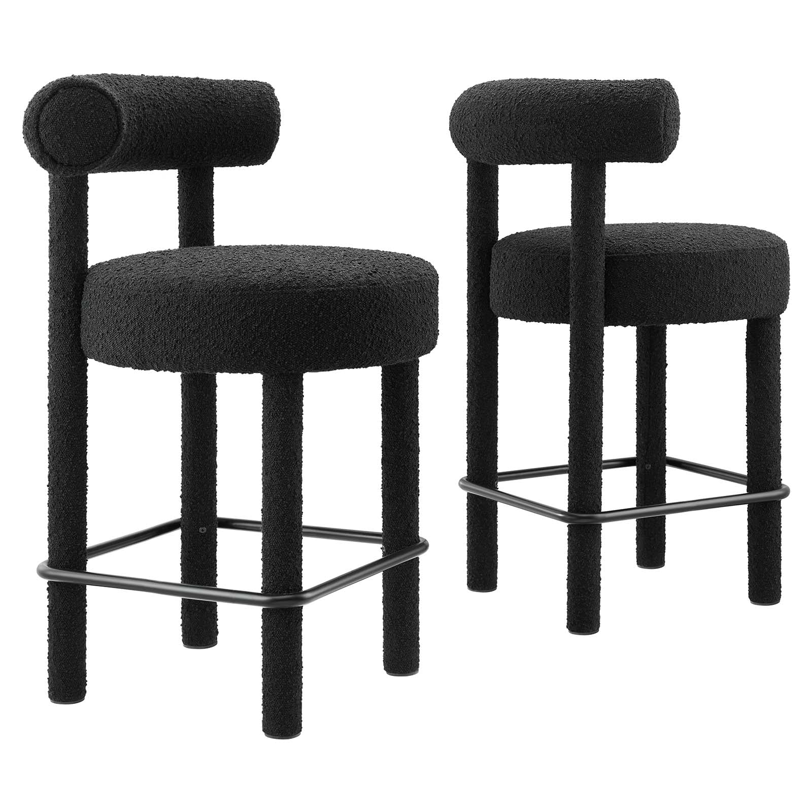 Toulouse Boucle Fabric Counter Stool - Set of 2 By Modway - EEI-6707 - Image 2