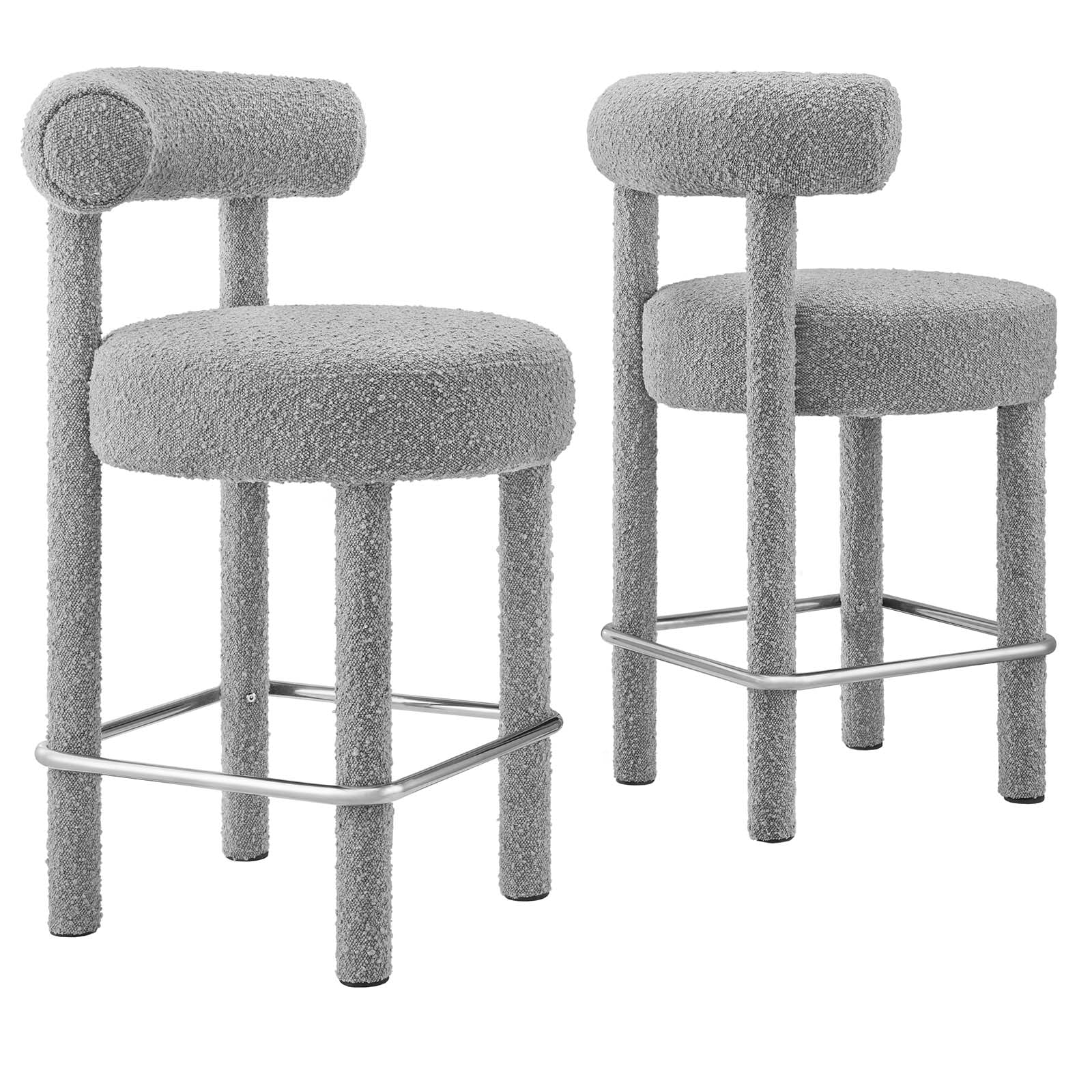 Toulouse Boucle Fabric Counter Stool - Set of 2 By Modway - EEI-6707 - Image 21