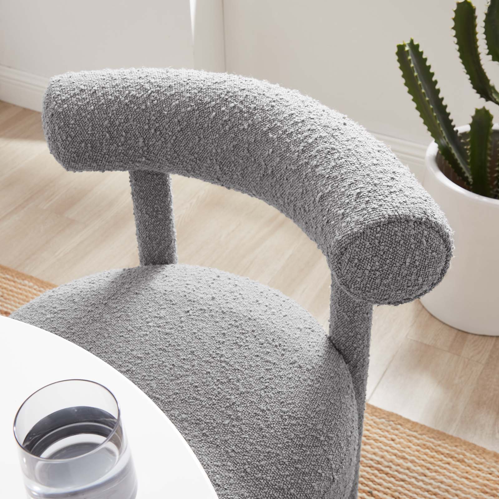Toulouse Boucle Fabric Dining Chair By Modway - EEI-6387 - Image 17