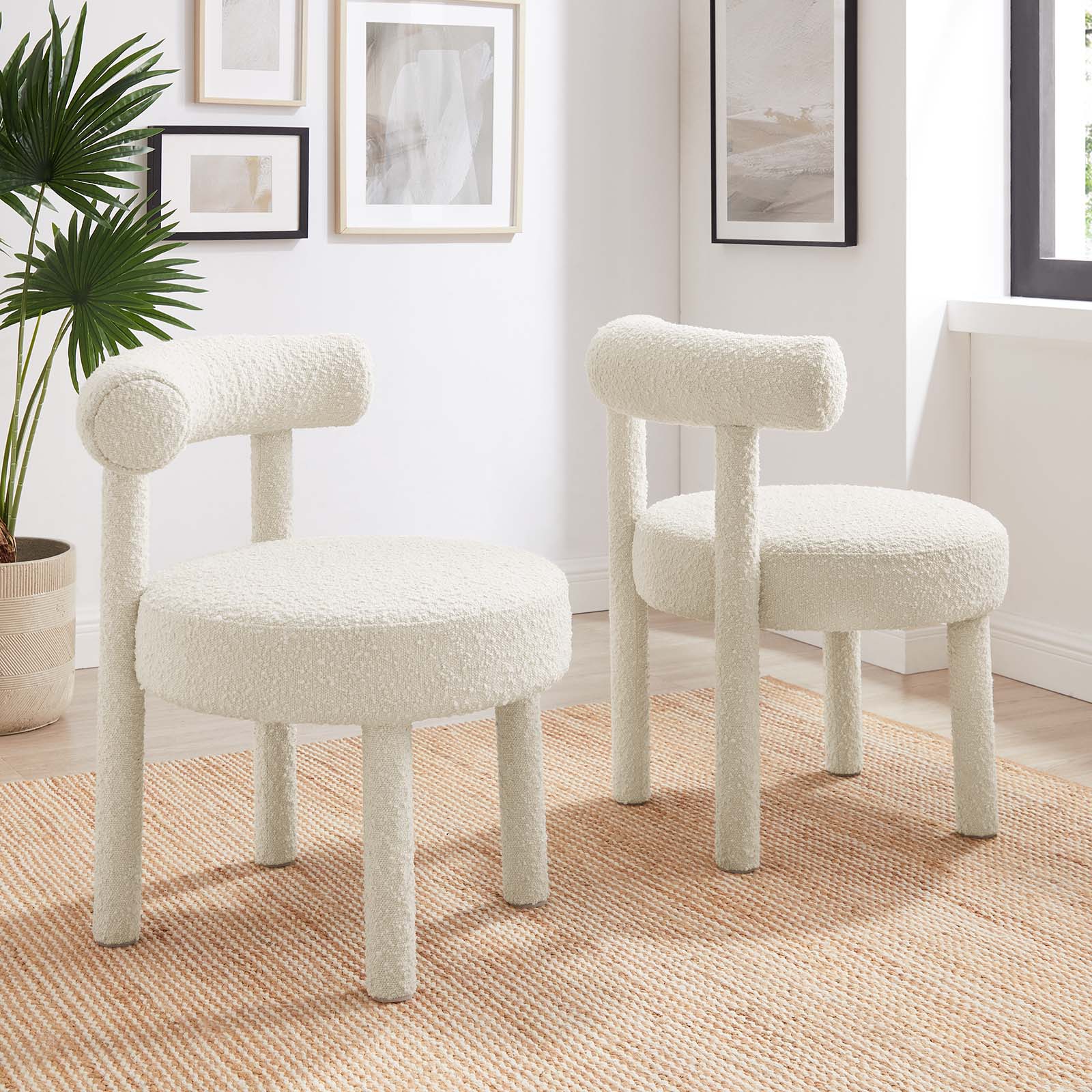 Toulouse Boucle Fabric Dining Chair - Set of 2 By Modway - EEI-6705 - Image 13