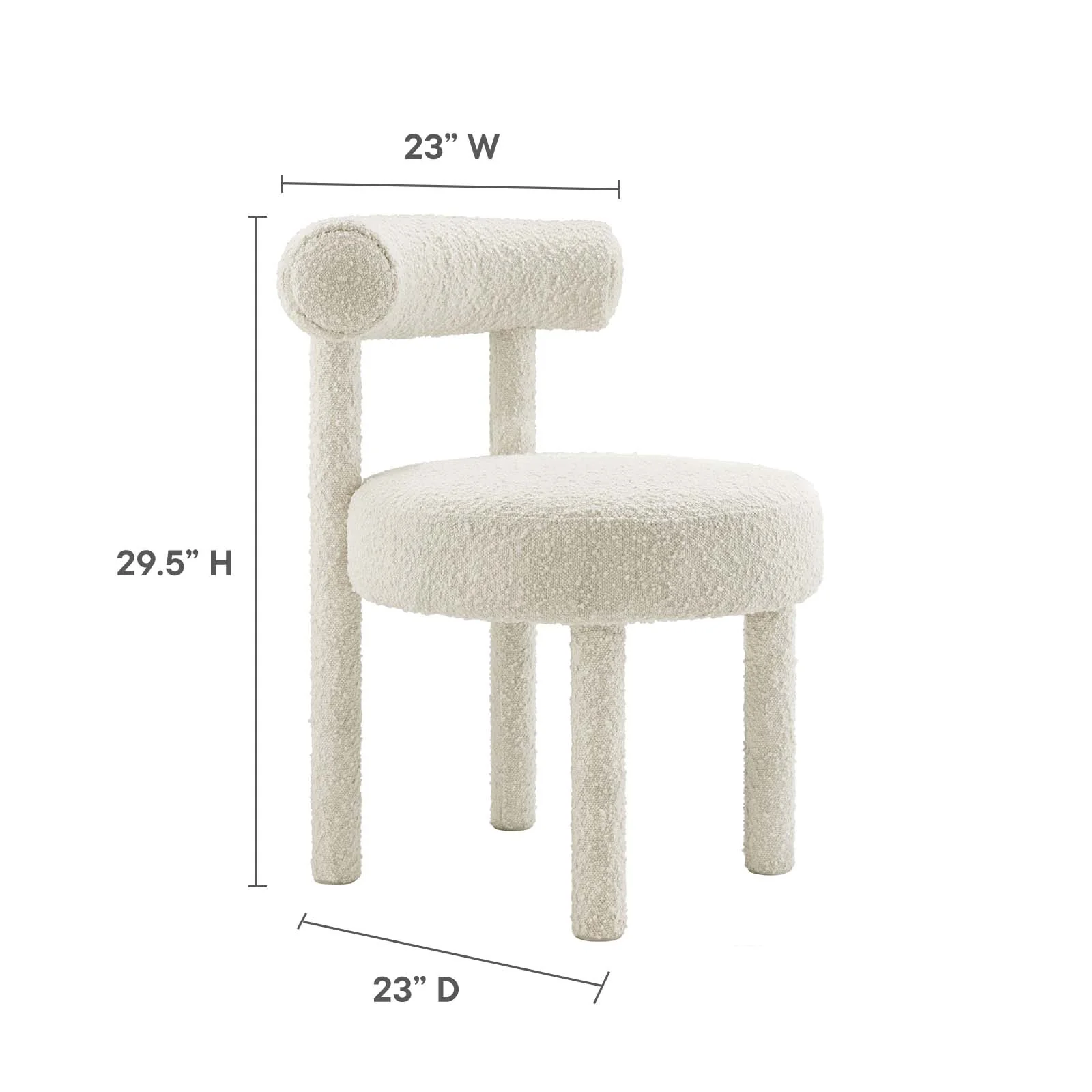 Toulouse Boucle Fabric Dining Chair - Set of 2 By Modway - EEI-6705 - Image 20