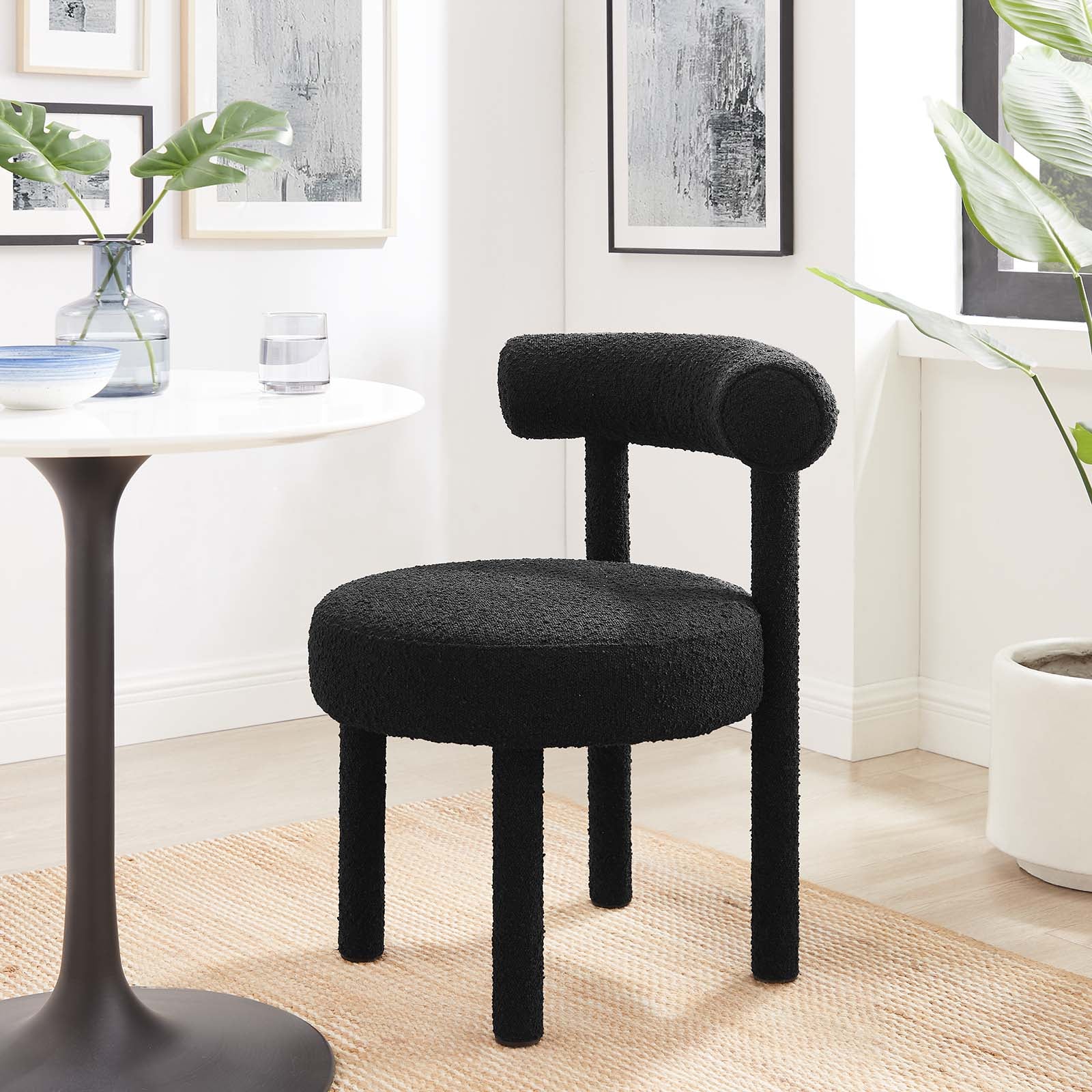 Toulouse Boucle Fabric Dining Chair - Set of 2 By Modway - EEI-6705 - Image 3