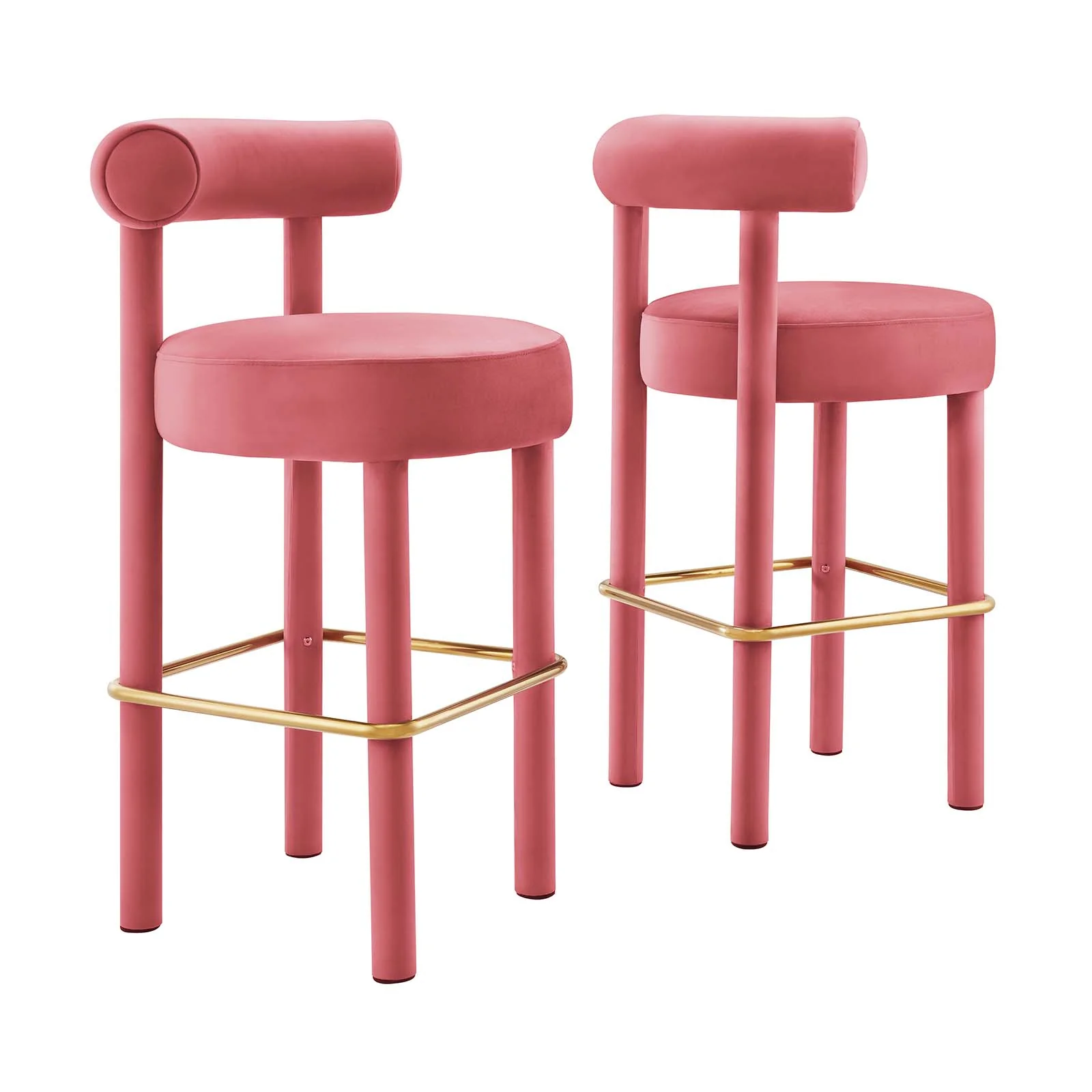 Toulouse Performance Velvet Bar Stool - Set of 2 By Modway - EEI-6710 - Image 2