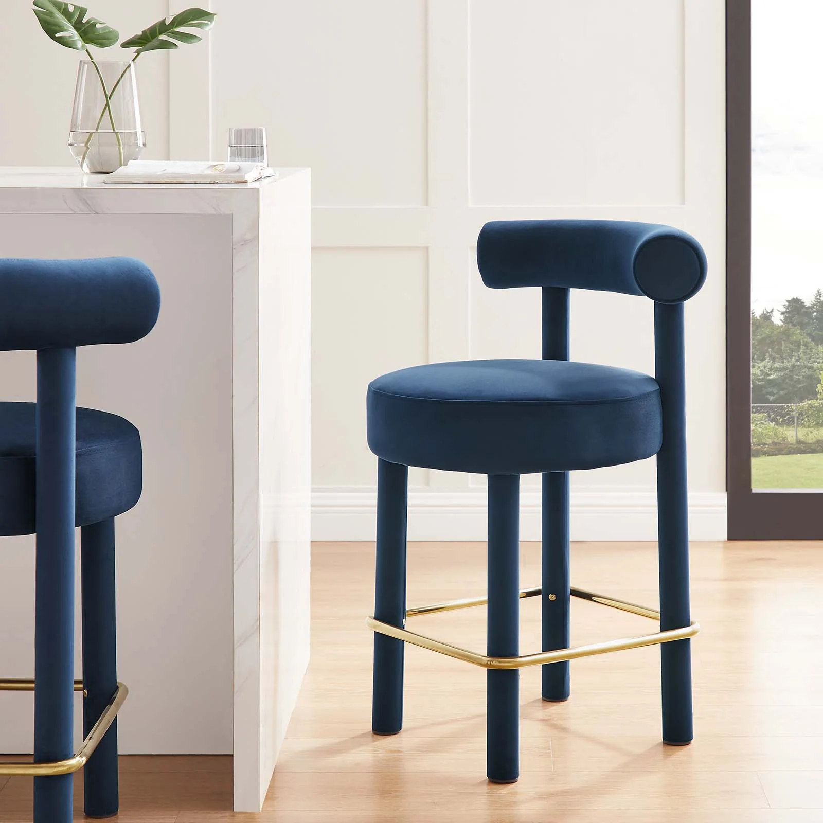 Toulouse Performance Velvet Counter Stool - Set of 2 By Modway - EEI-6708 - Image 22