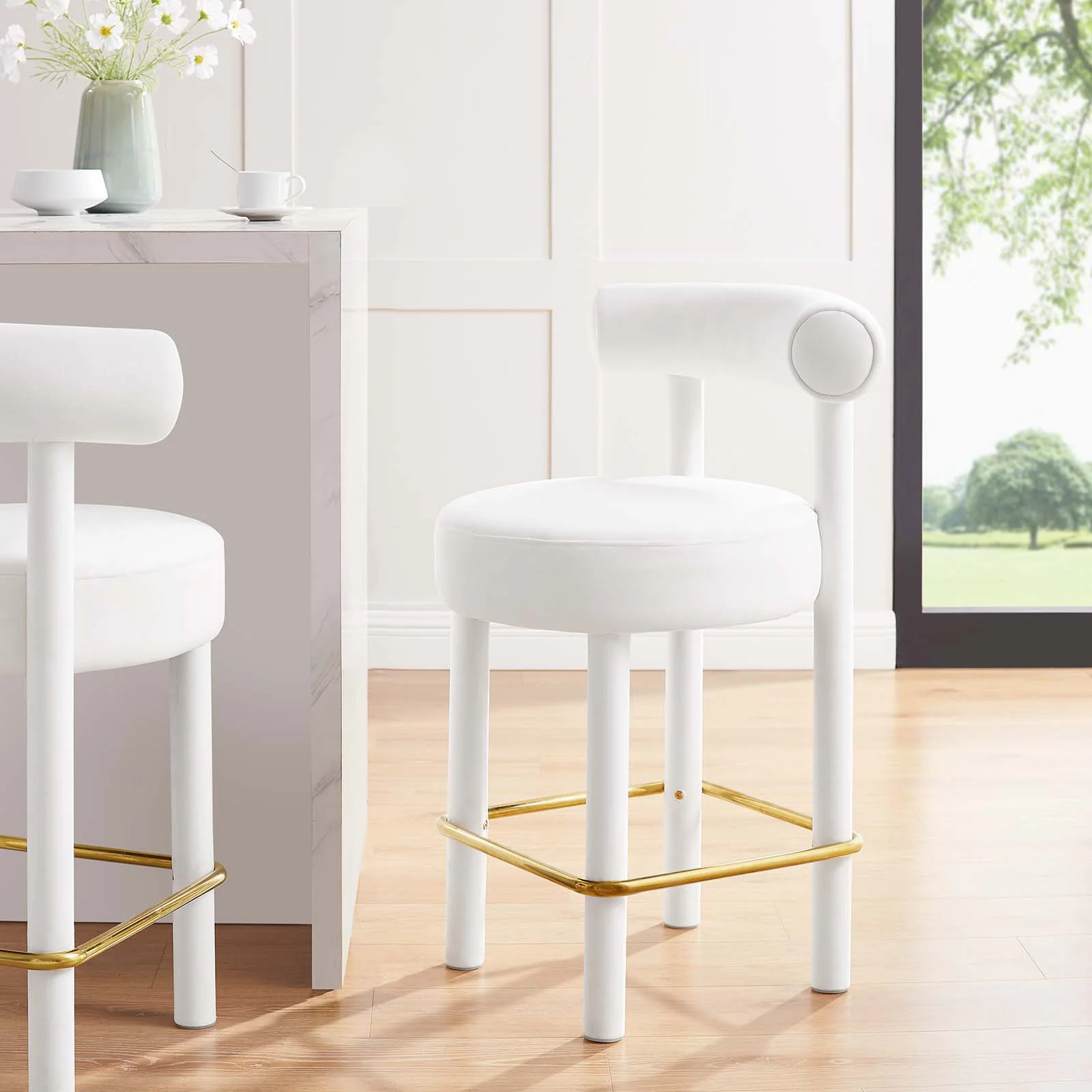 Toulouse Performance Velvet Counter Stool - Set of 2 By Modway - EEI-6708 - Image 32