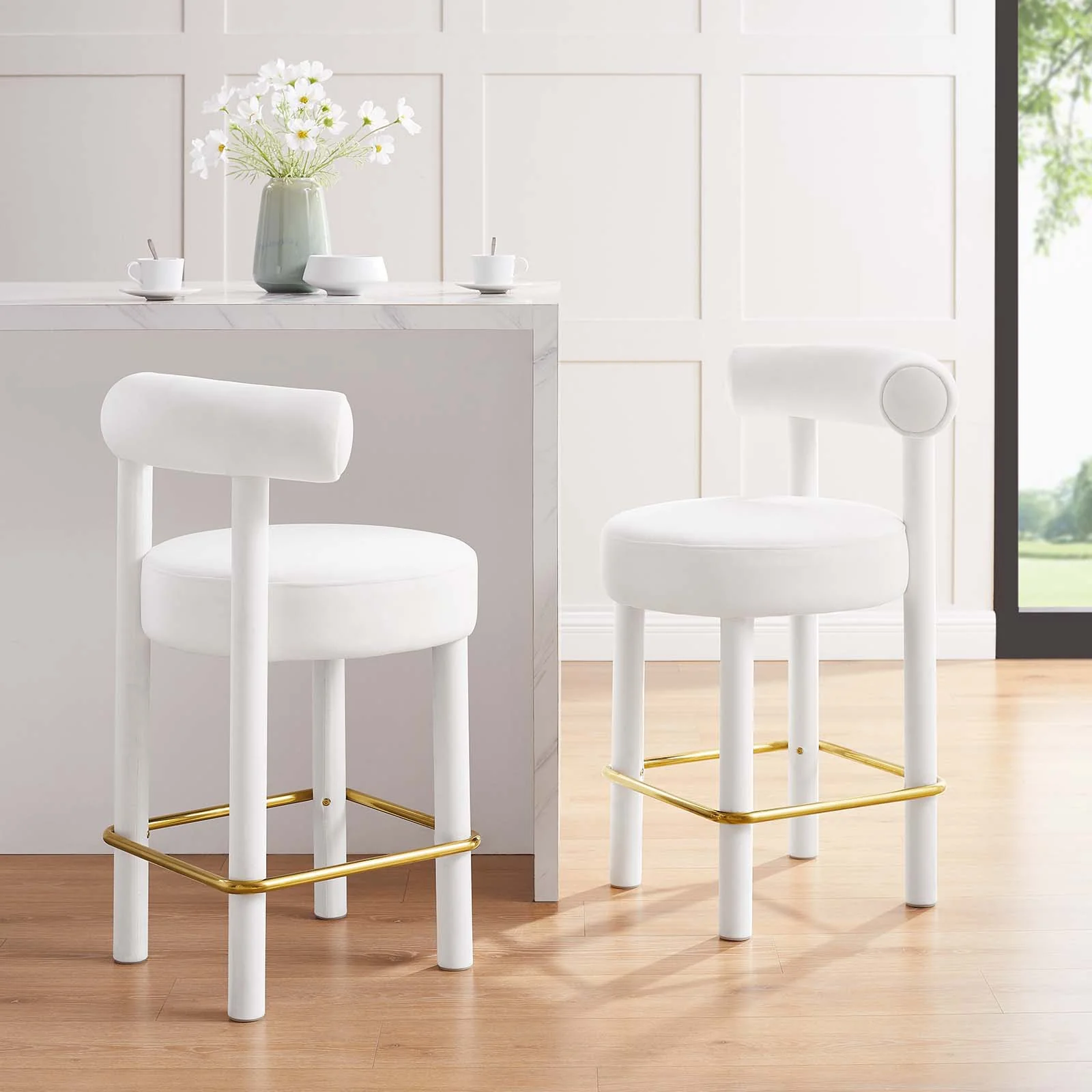 Toulouse Performance Velvet Counter Stool - Set of 2 By Modway - EEI-6708 - Image 33