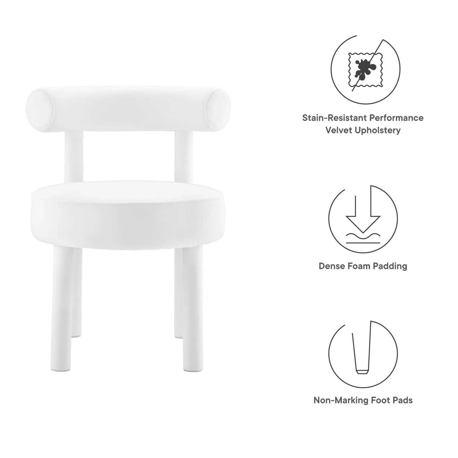 Toulouse Performance Velvet Dining Chair By Modway - EEI-6388 - Image 31