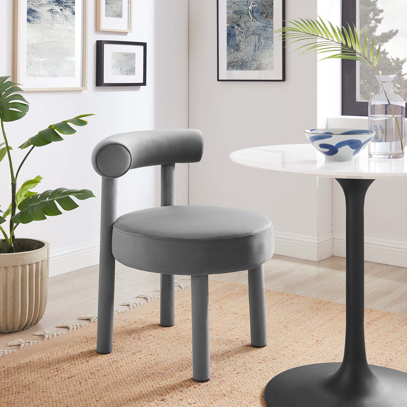 Toulouse Performance Velvet Dining Chair - Set of 2 By Modway - EEI-6706 - Image 12