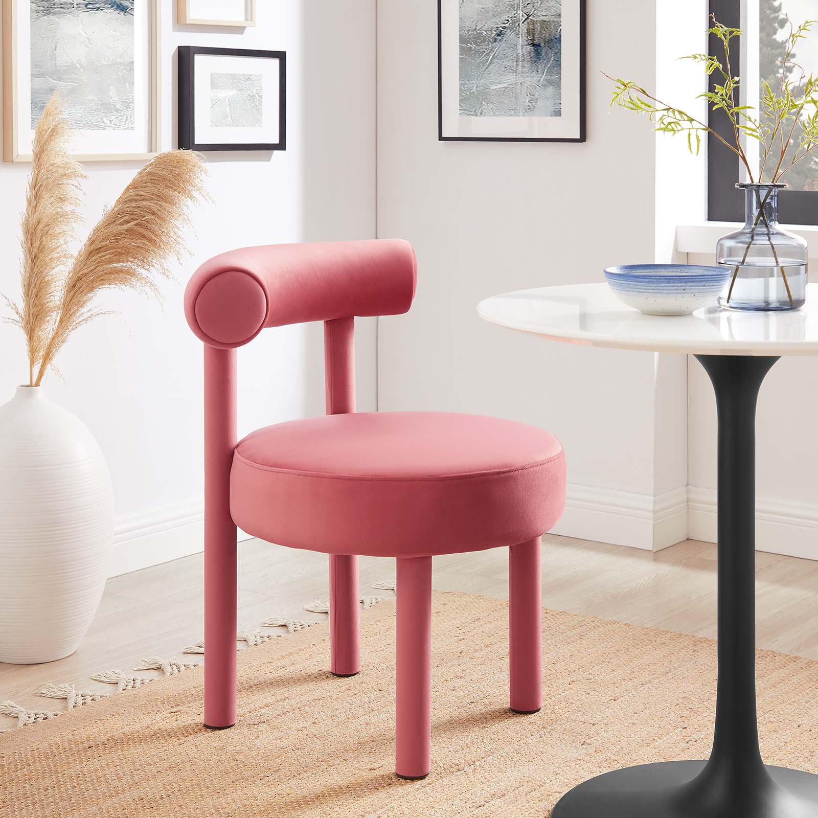 Toulouse Performance Velvet Dining Chair - Set of 2 By Modway - EEI-6706 - Image 3