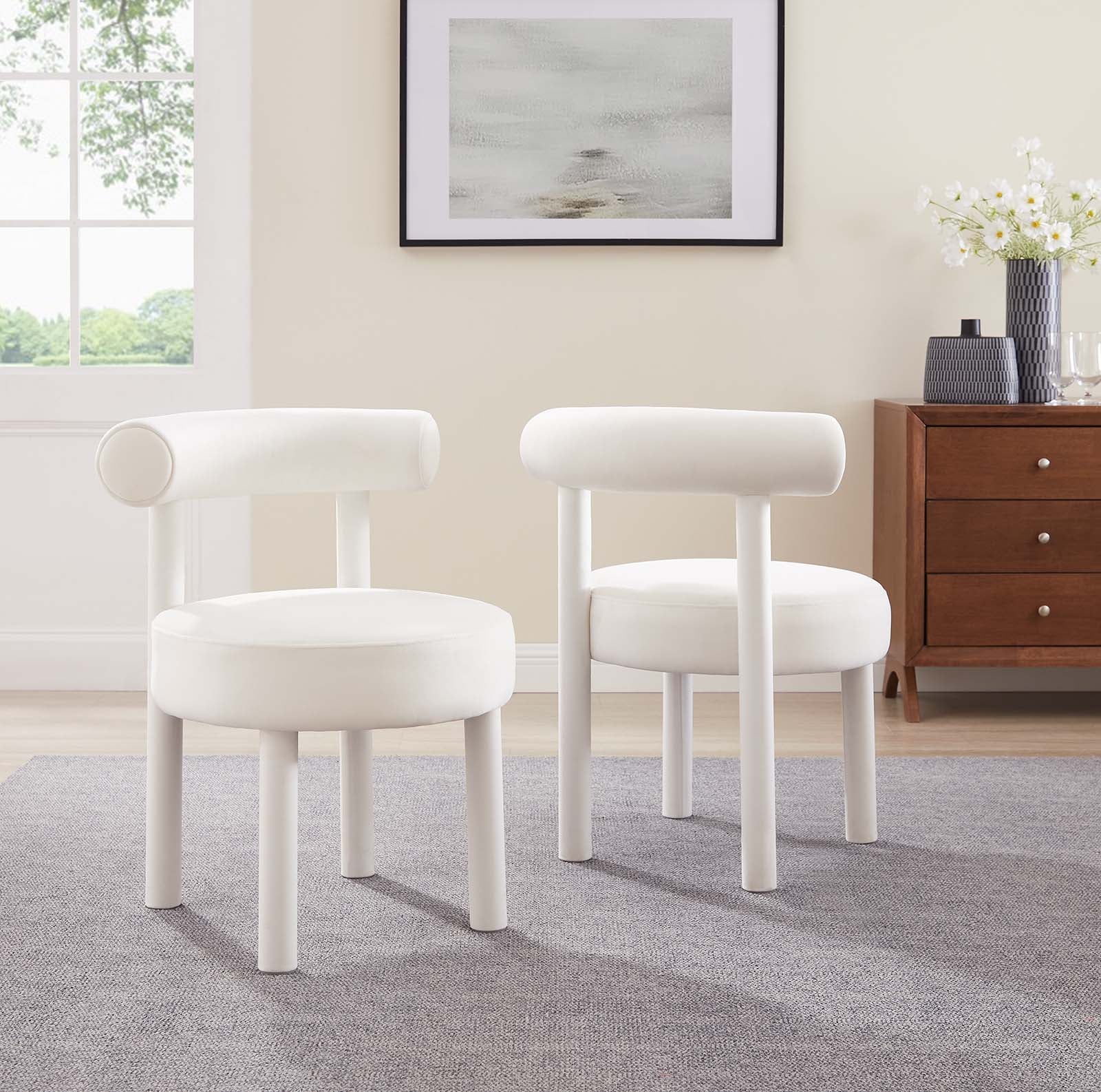 Toulouse Performance Velvet Dining Chair - Set of 2 By Modway - EEI-6706 - Image 33