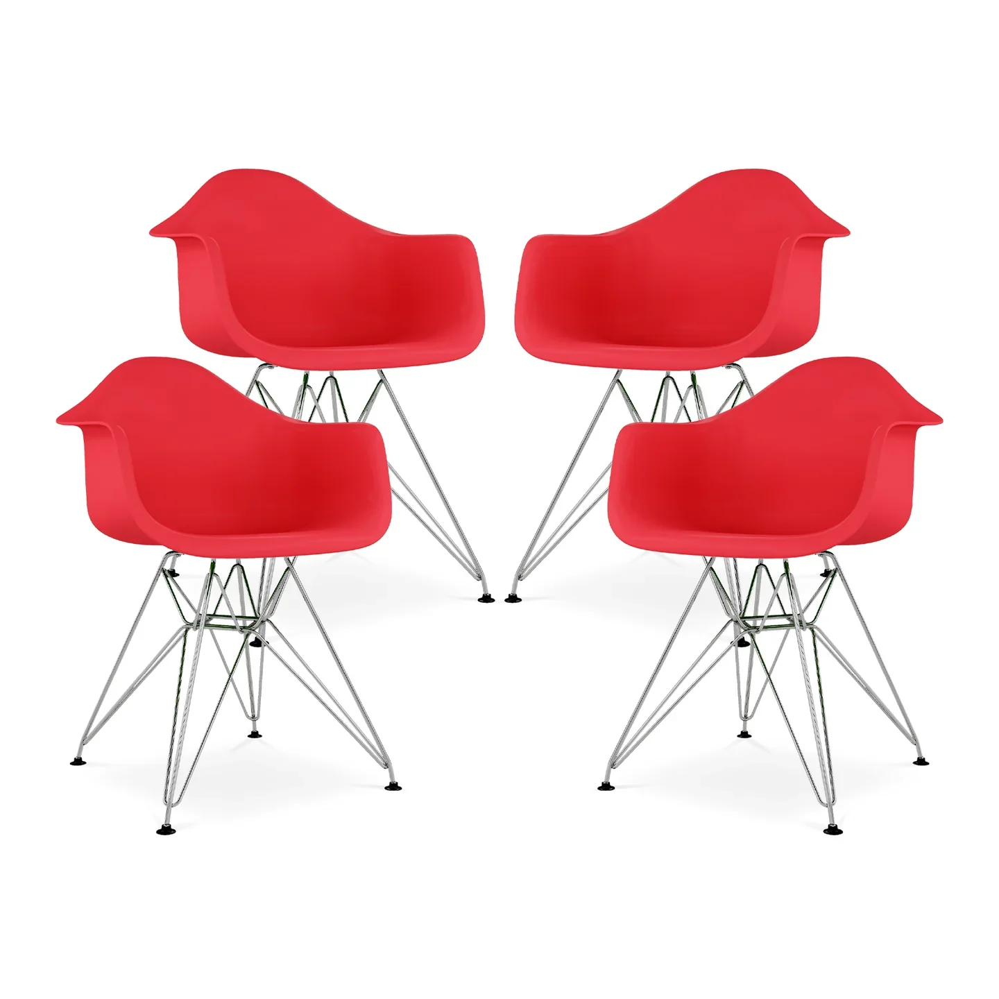 Tower Armchair, Red By World Modern Design - Image 7
